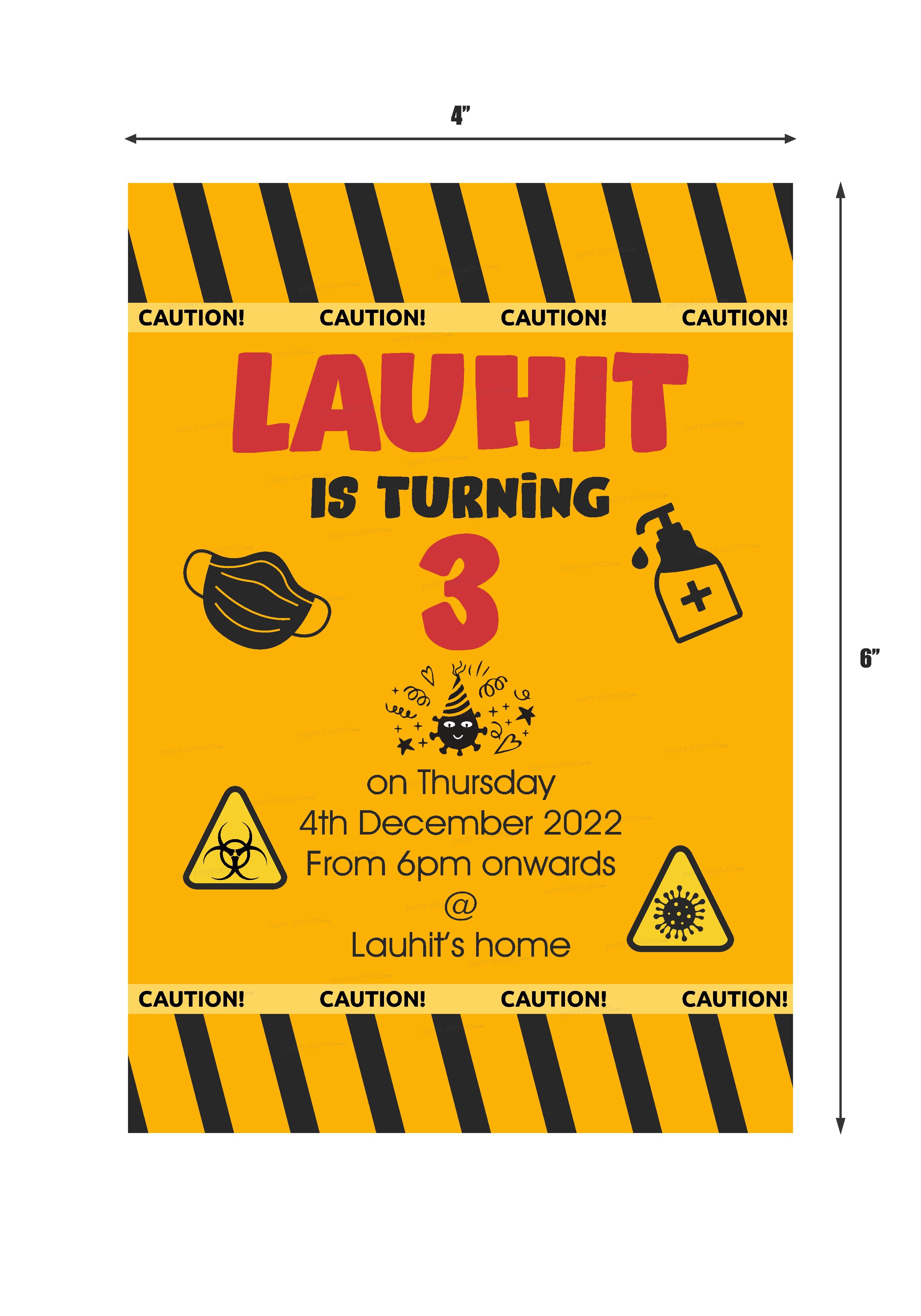 Quarantine Theme Invite