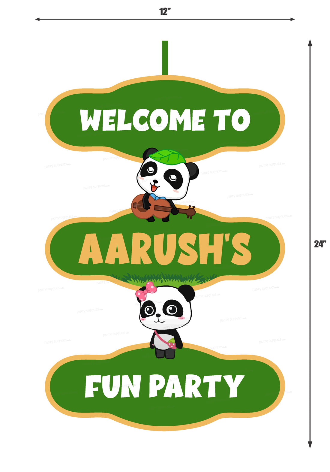 Baby Bus Theme Door Poster