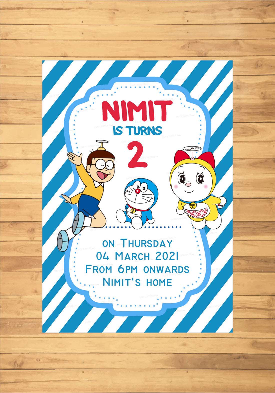 Doraemon Theme Invite