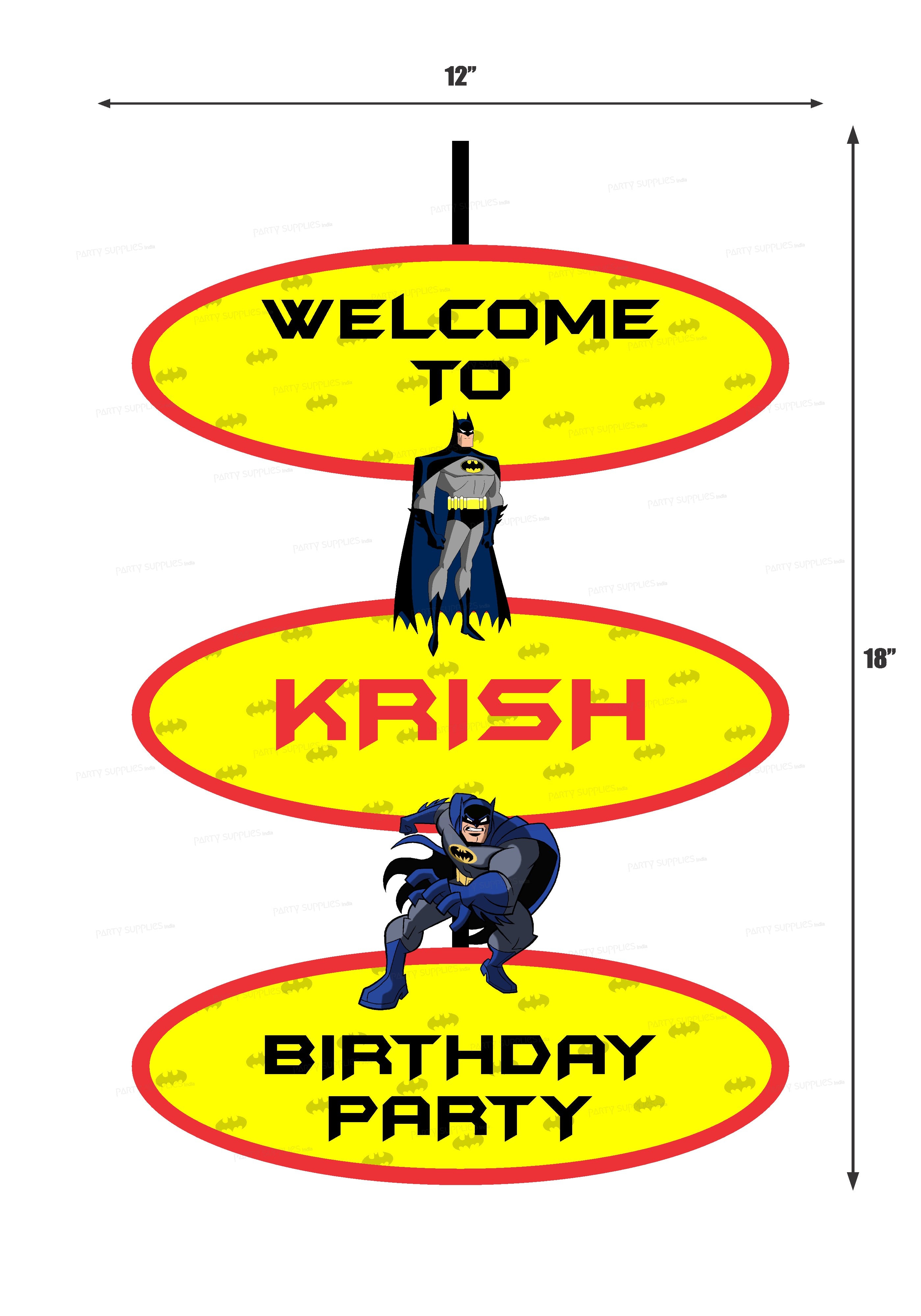 Batman Theme Door Poster