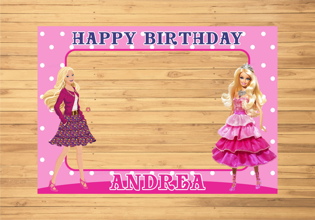 Barbie Theme Customized PhotoBooth
