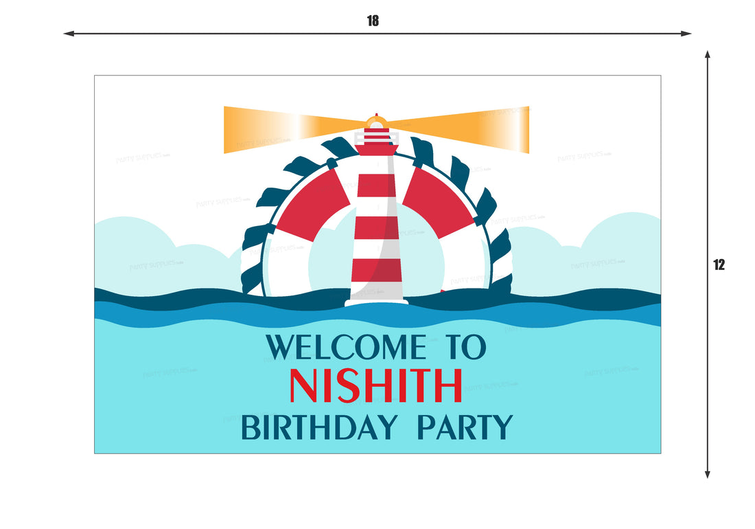 Sailor Theme Personalized Welcome Board