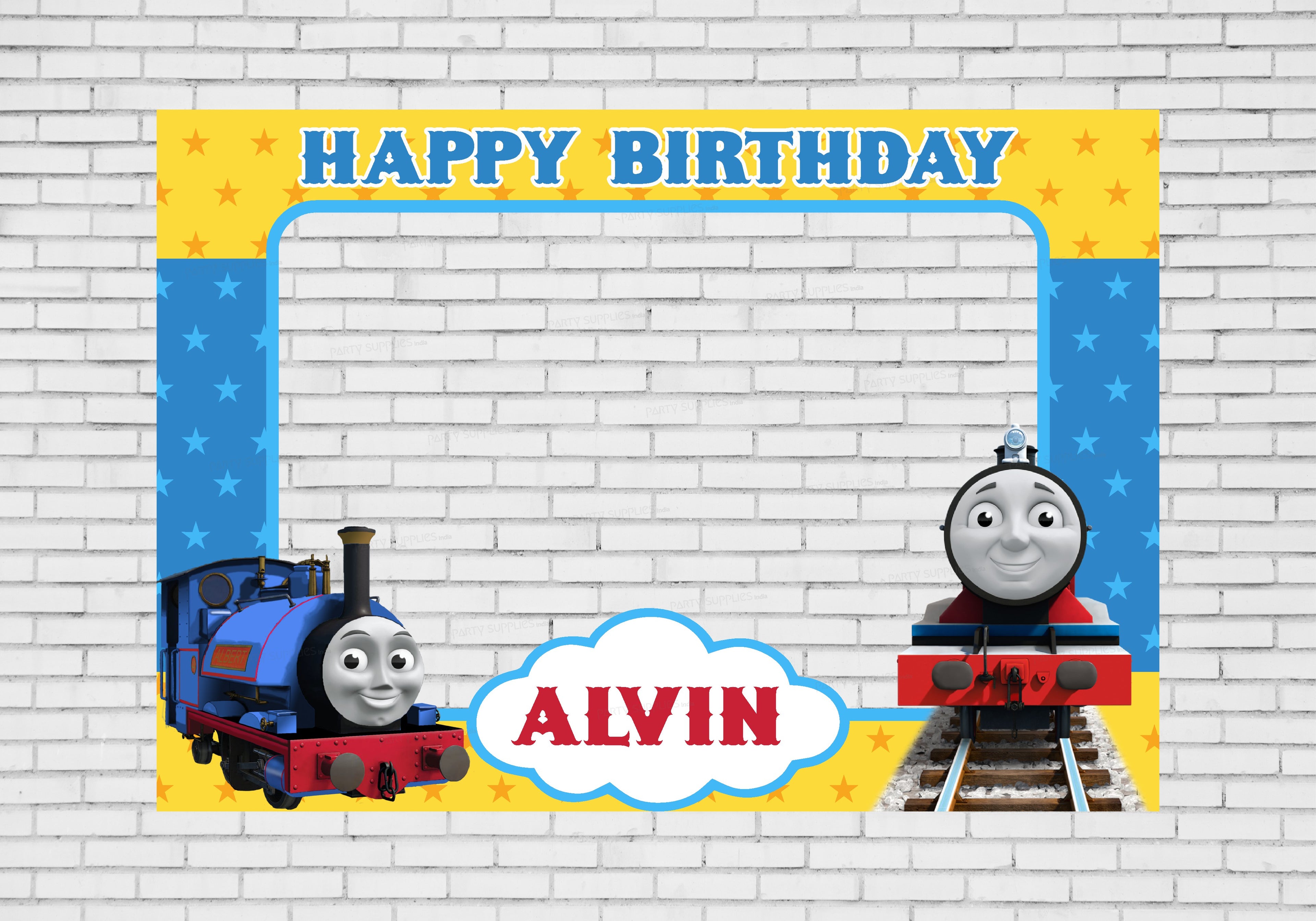 Thomas and Friends Theme Customized PhotoBooth