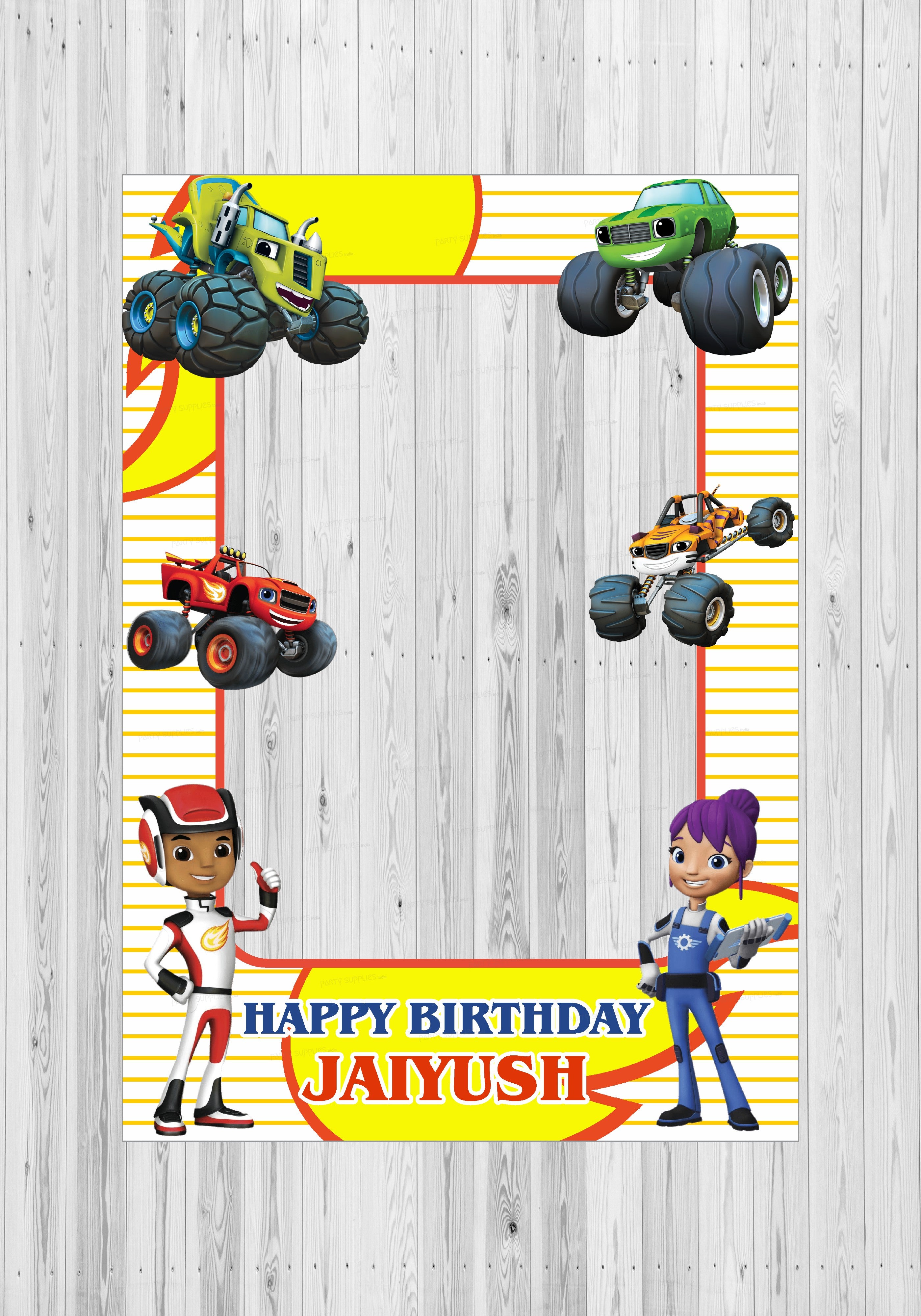 Blaze and the Monster Machines Theme PhotoBooth