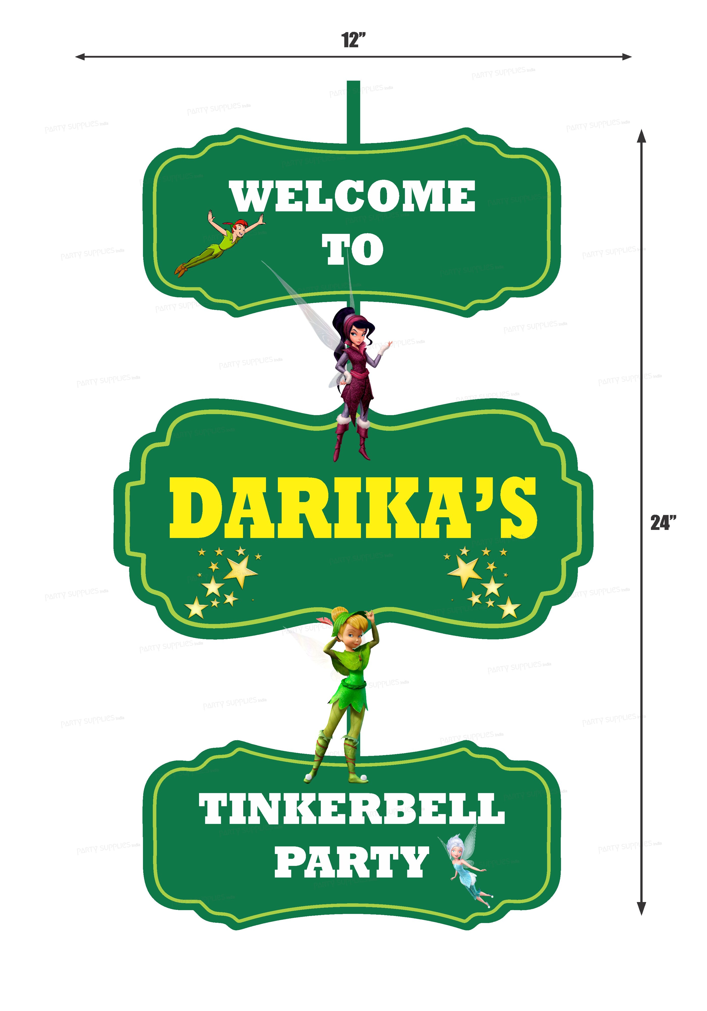 Tinker Bell Theme Door Poster