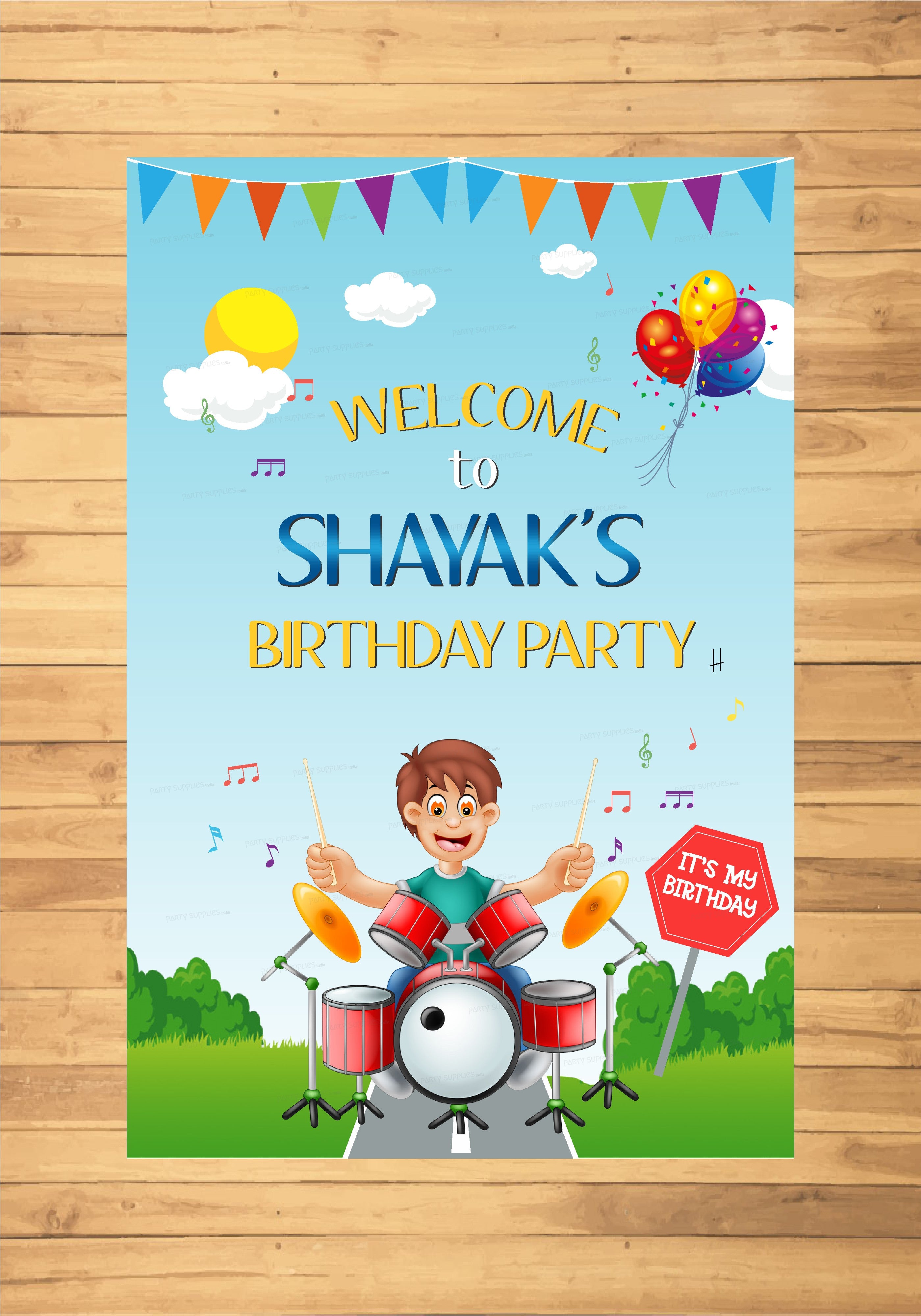 Music Theme Welcome Board