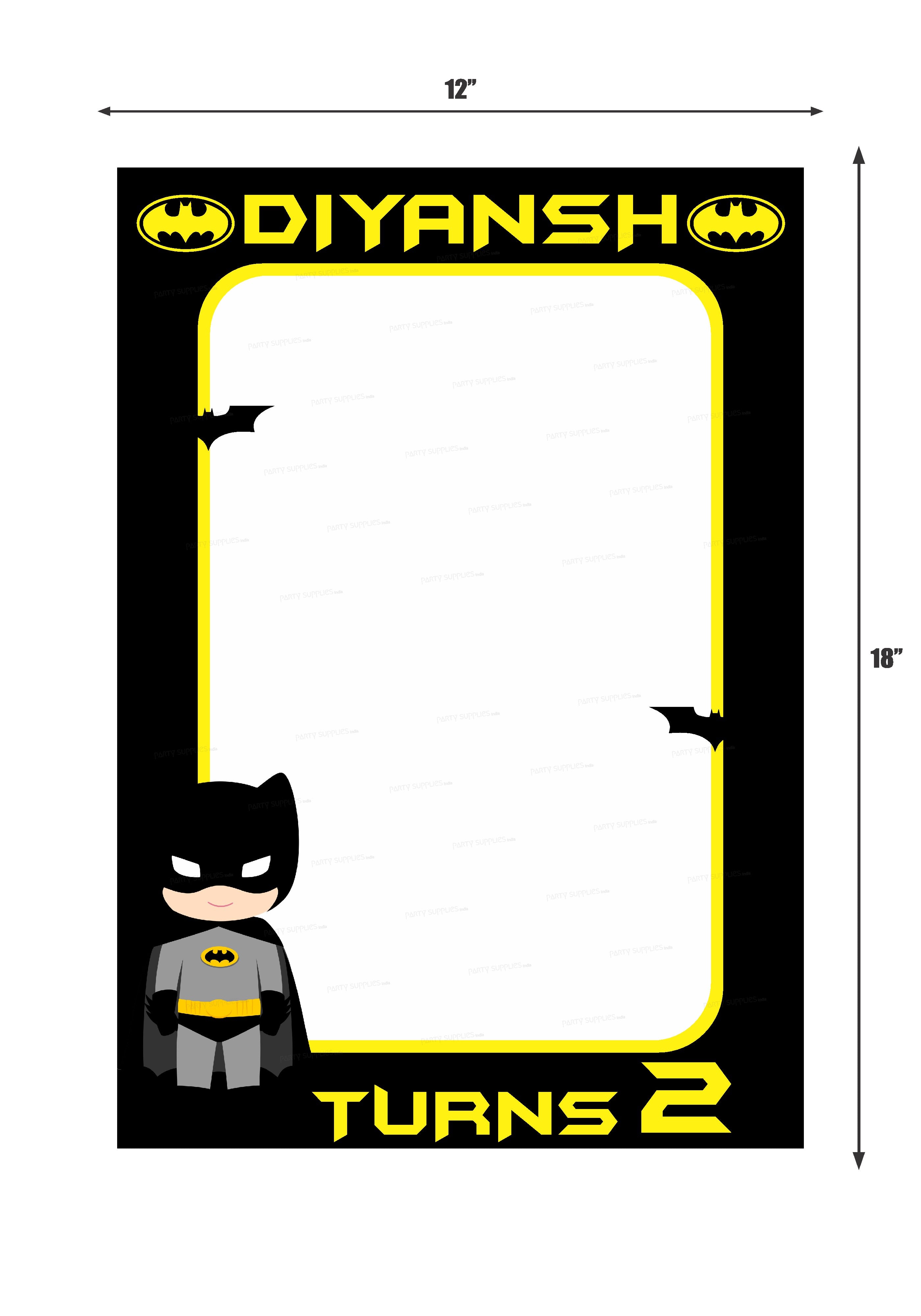 Batman Theme Customized PhotoBooth
