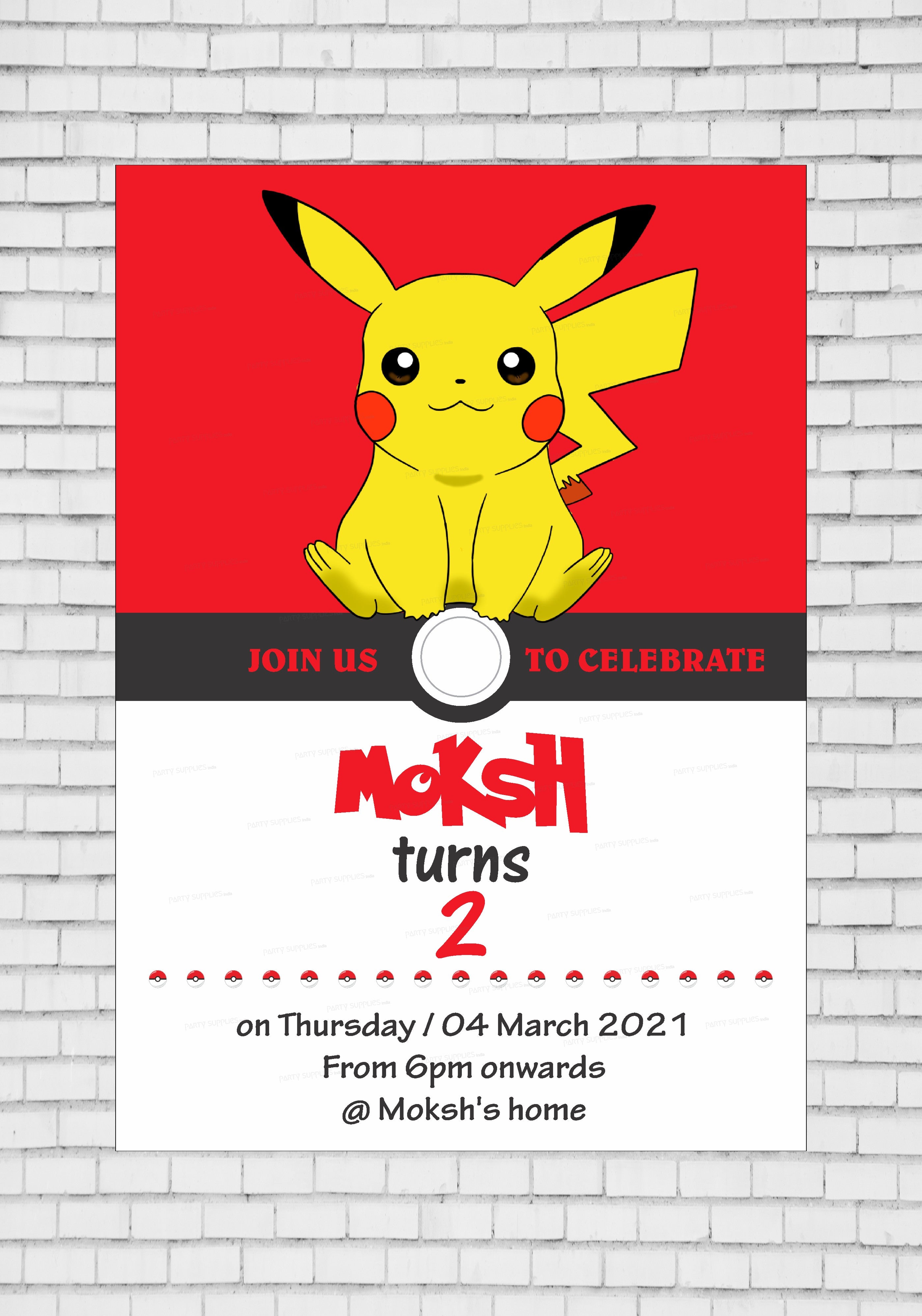 Pokemon Theme Invite