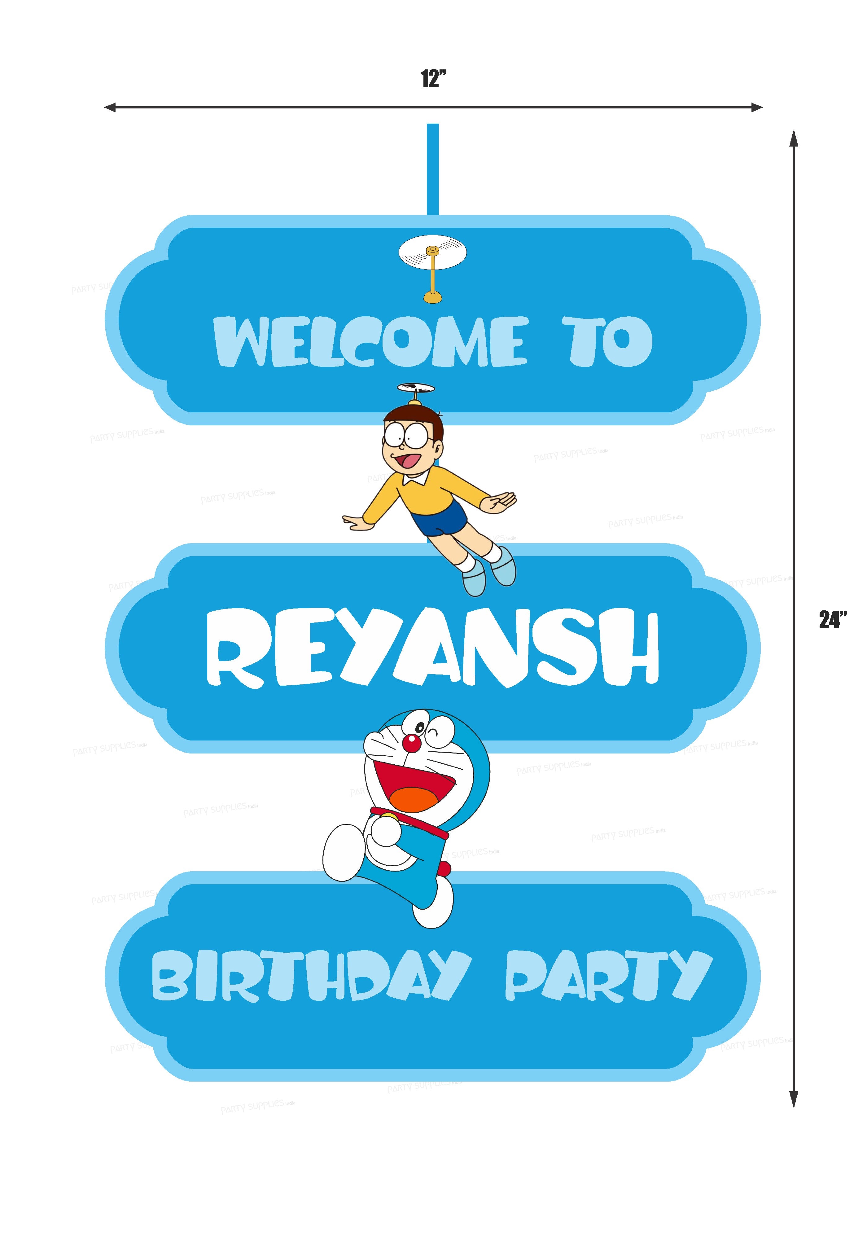 Doraemon Theme Door Poster