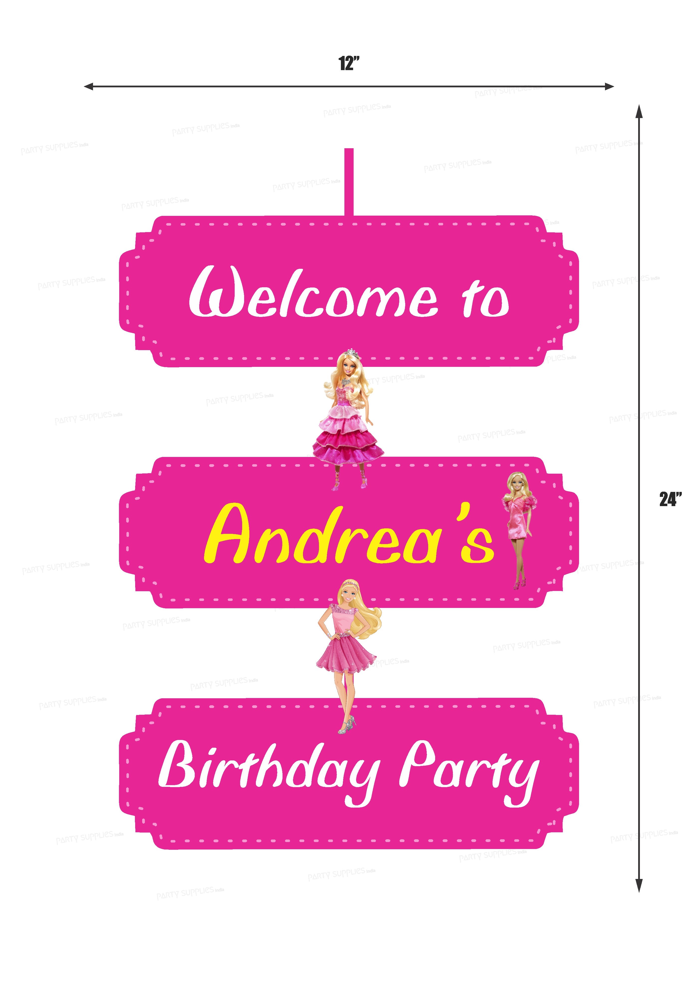 Barbie Theme Door Poster