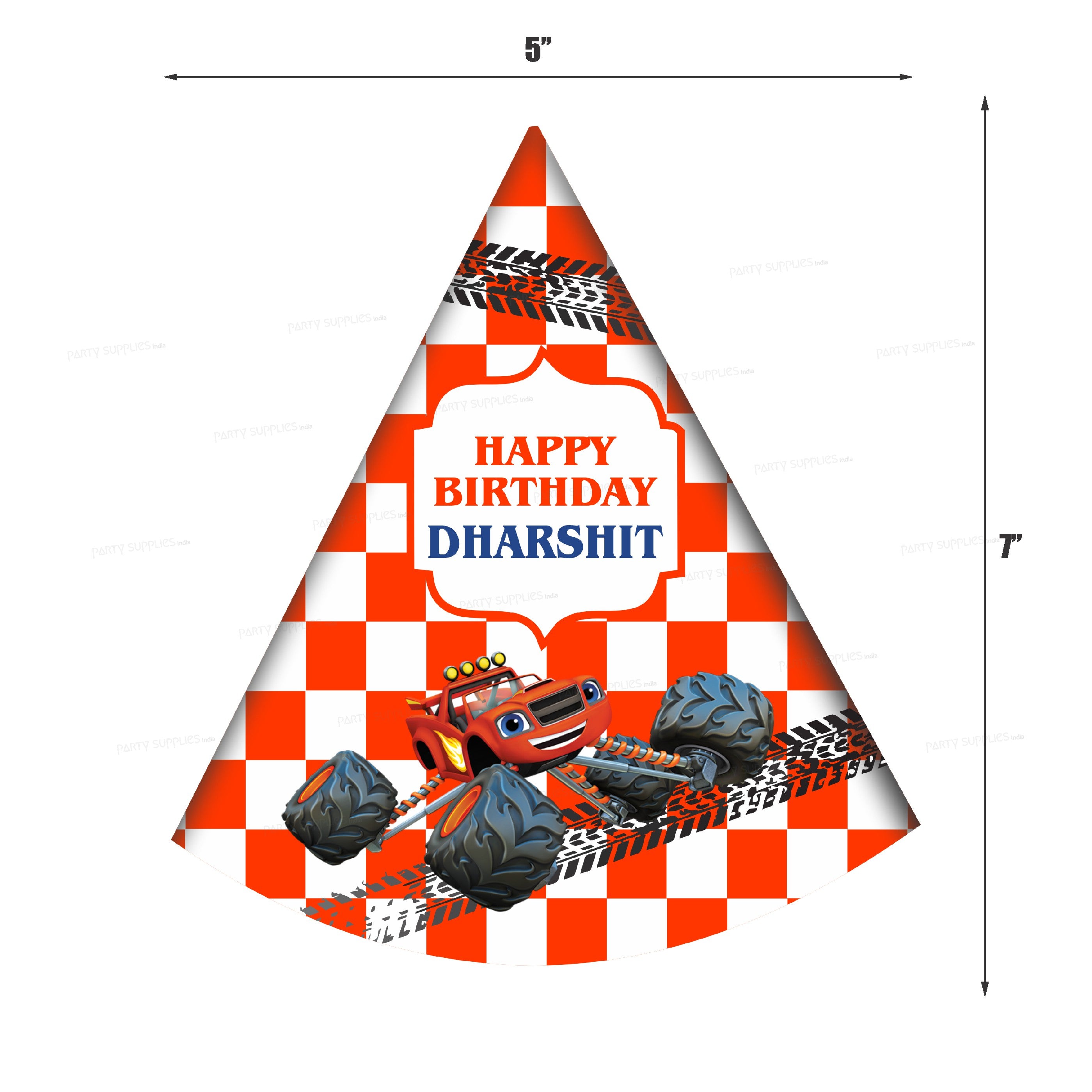 Blaze and the Monster Machines Theme Personalized Hat