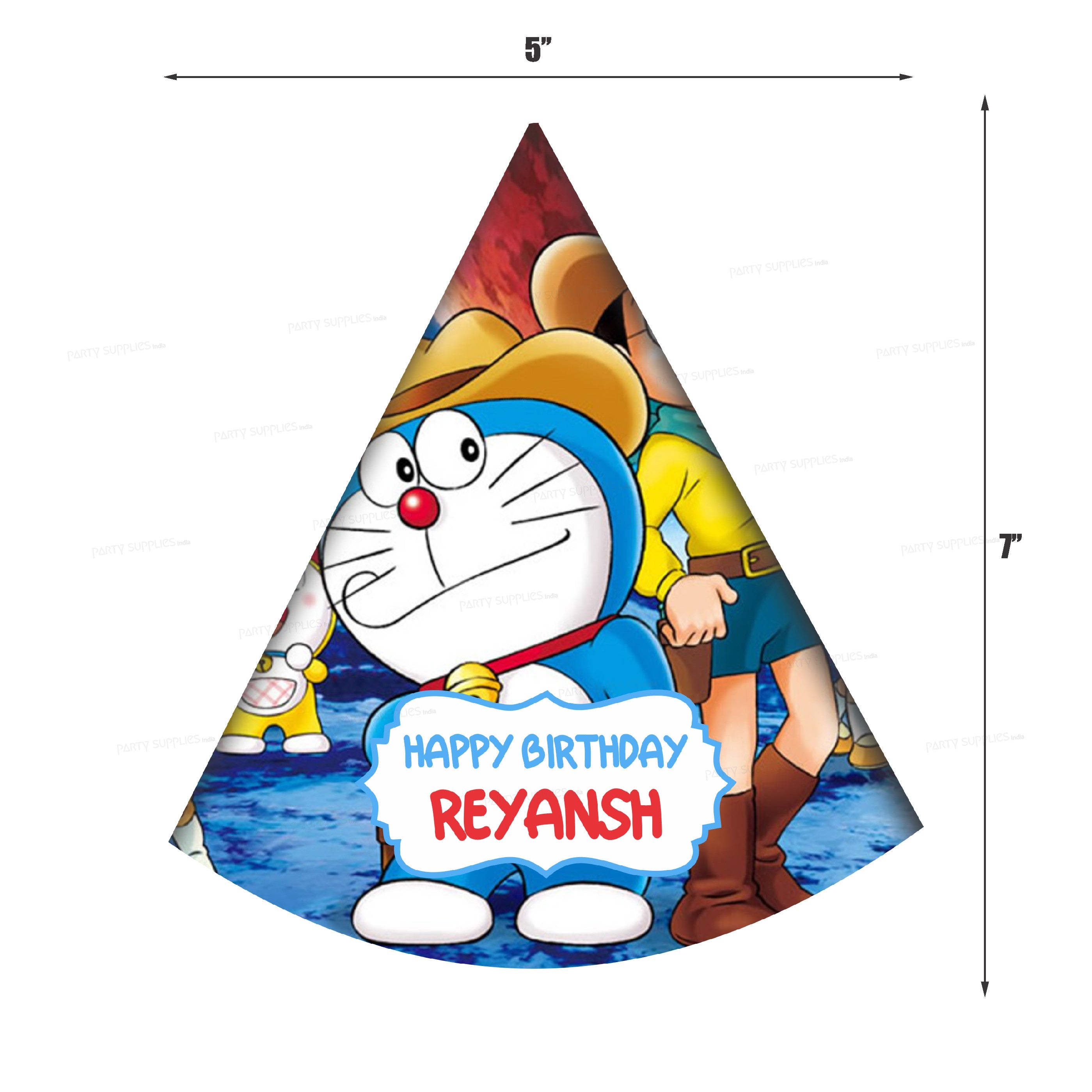 Doraemon Theme Customized Hat