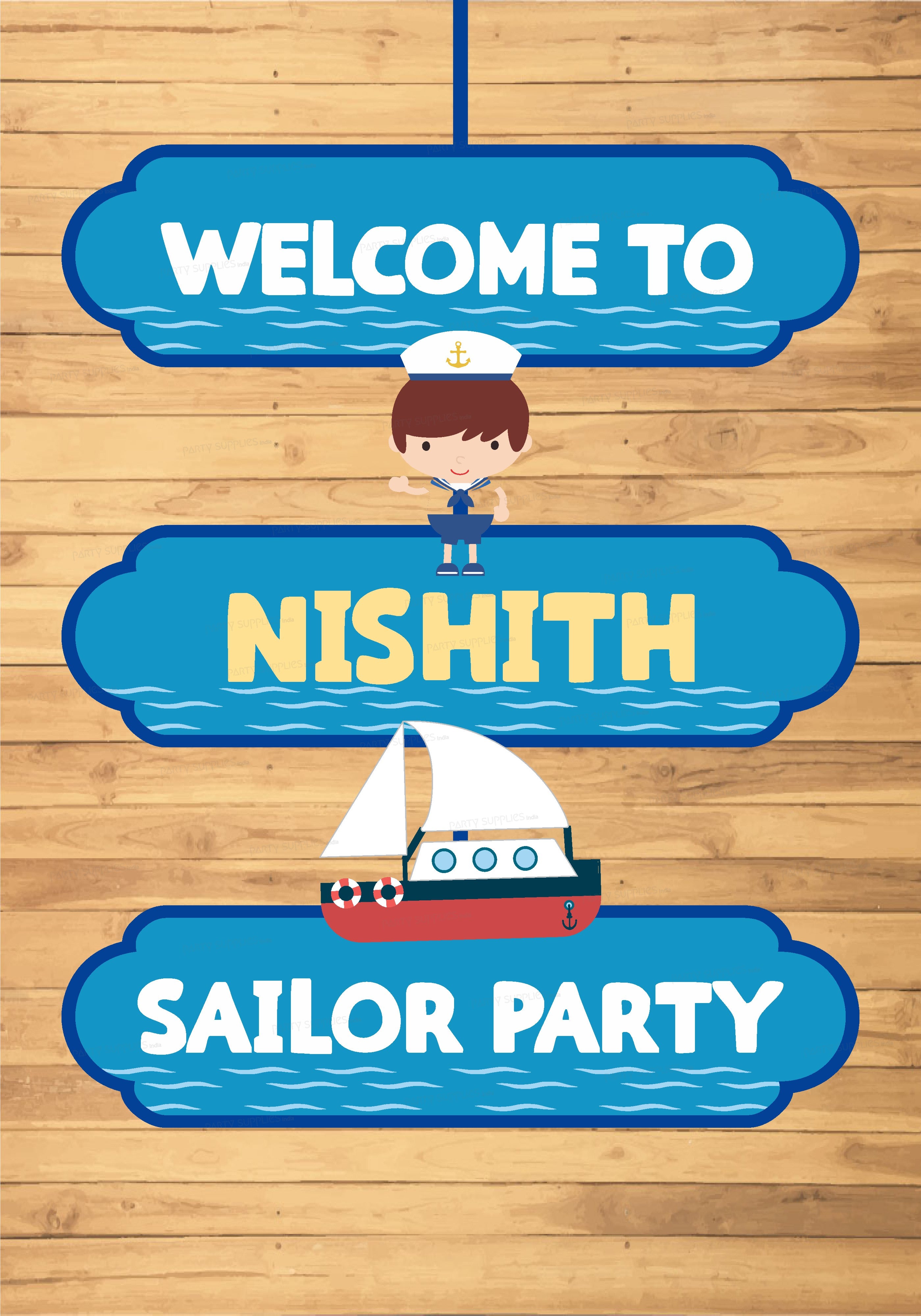 Sailor Theme Door Poster