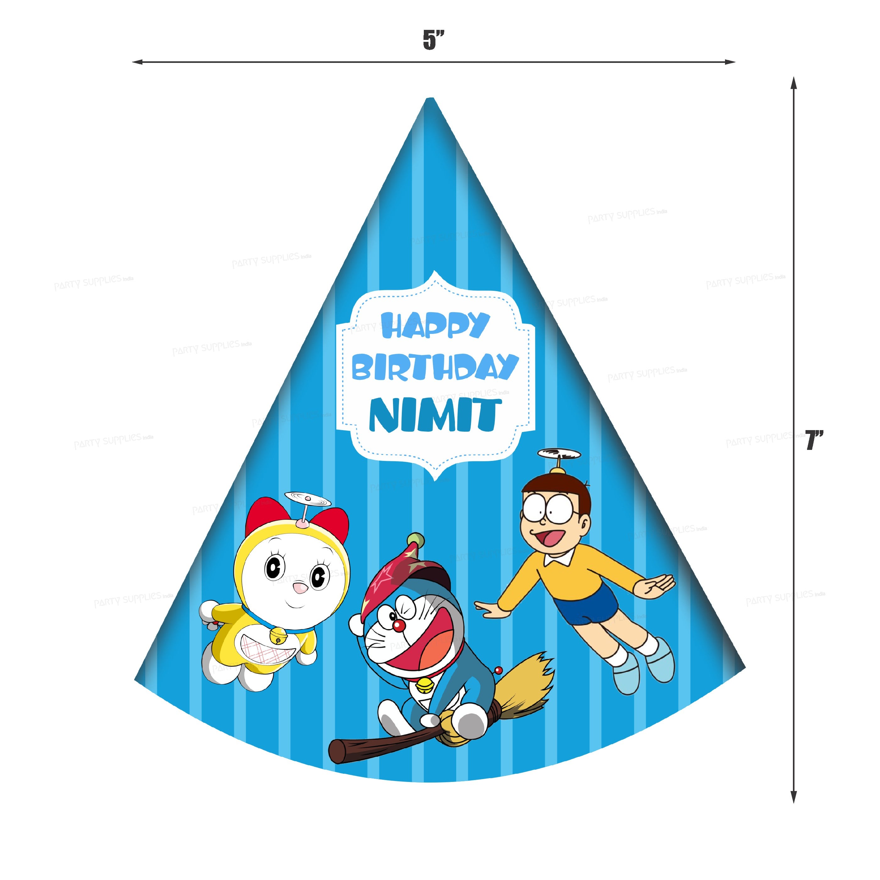 Doraemon Theme Personalized Hat