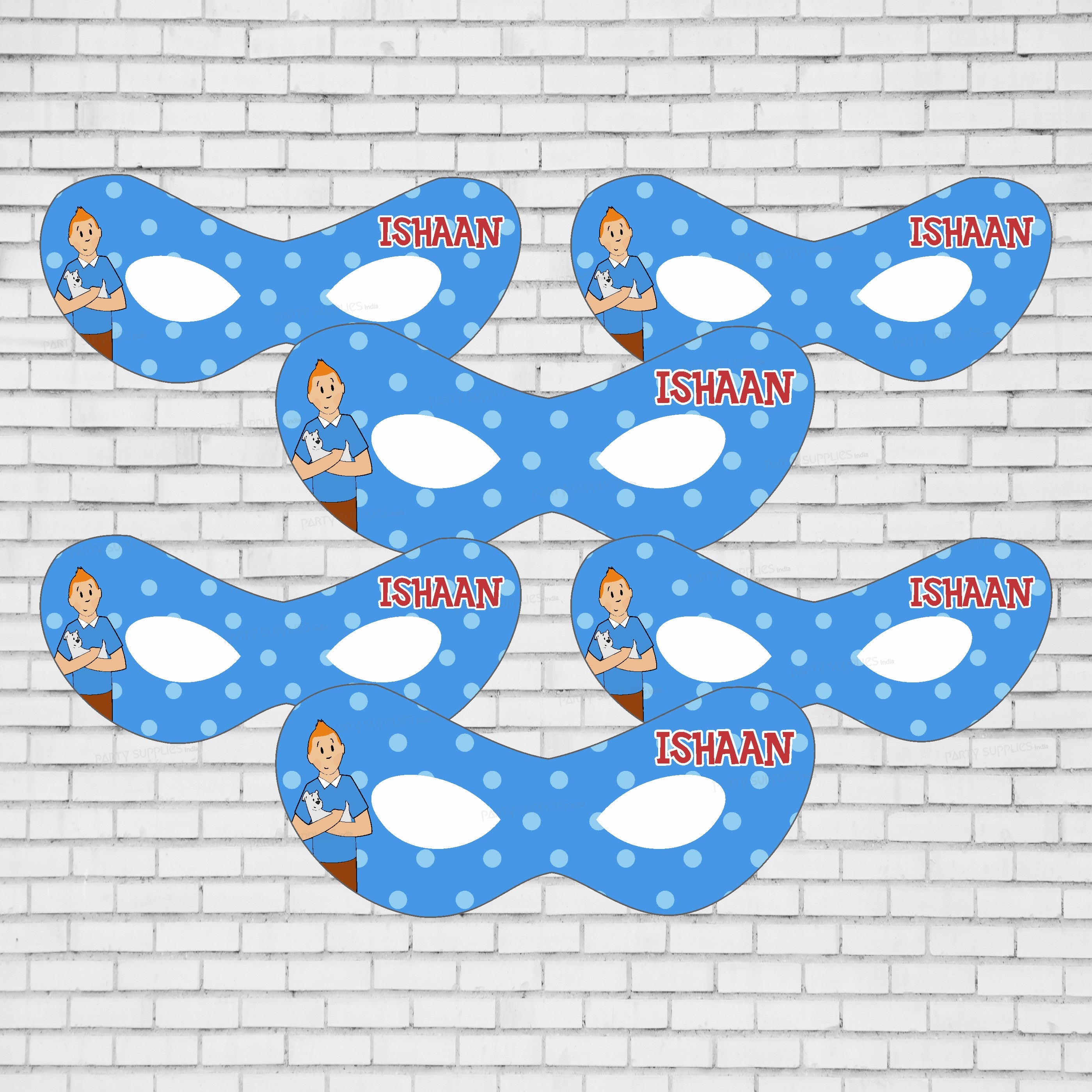 Tintin Theme Eye Mask