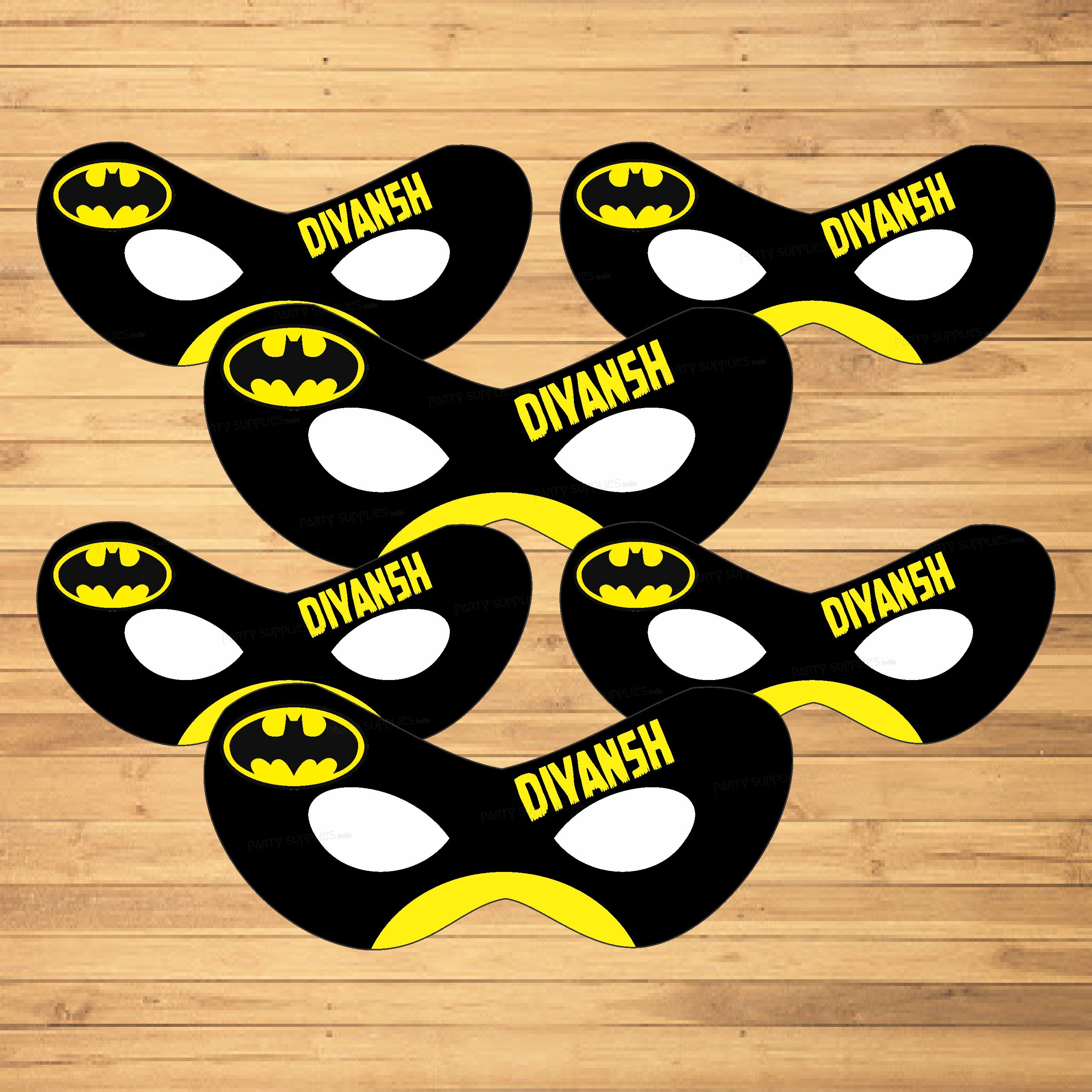 Batman Theme Personalized Eye Mask