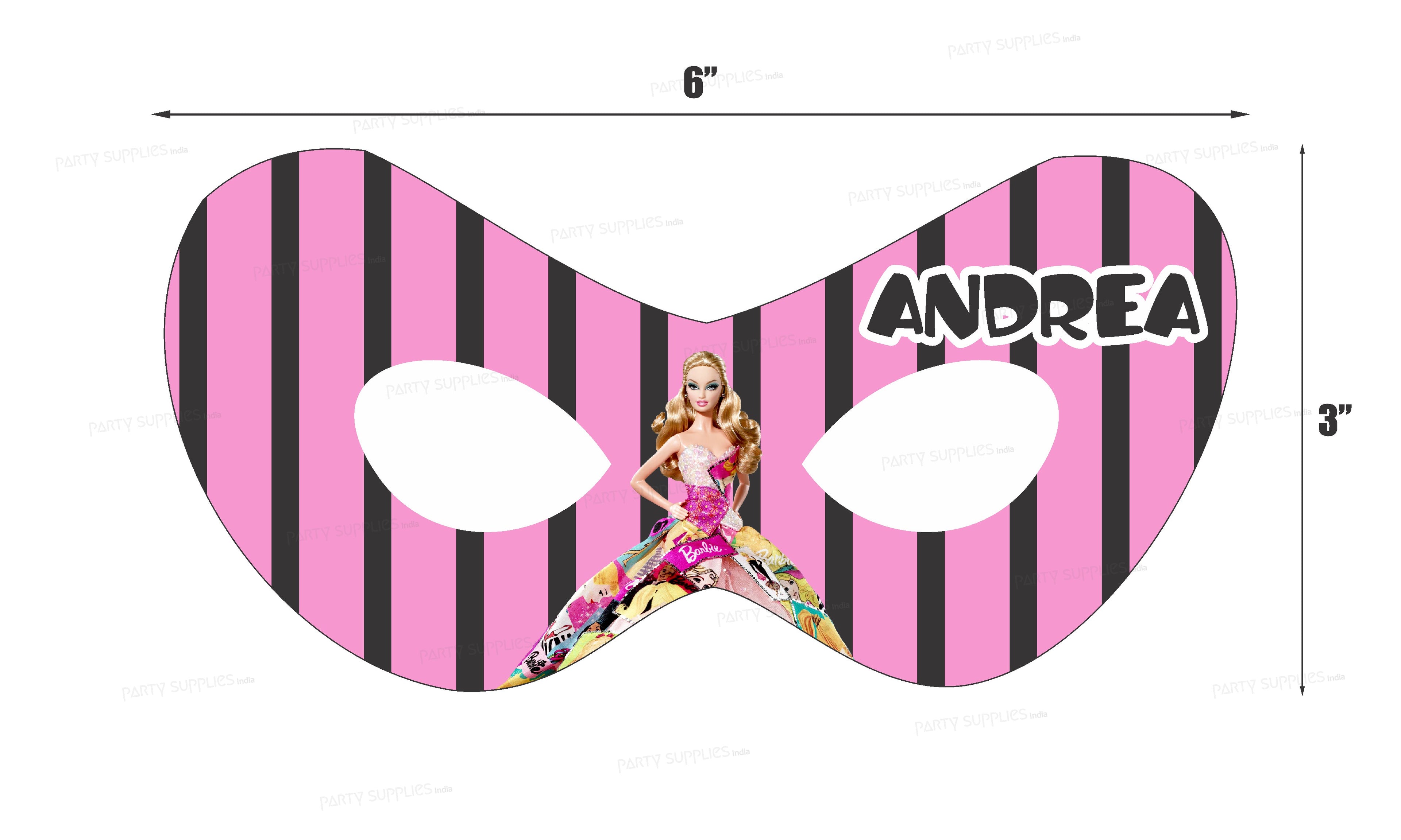 Barbie Personalized Theme Eye Mask