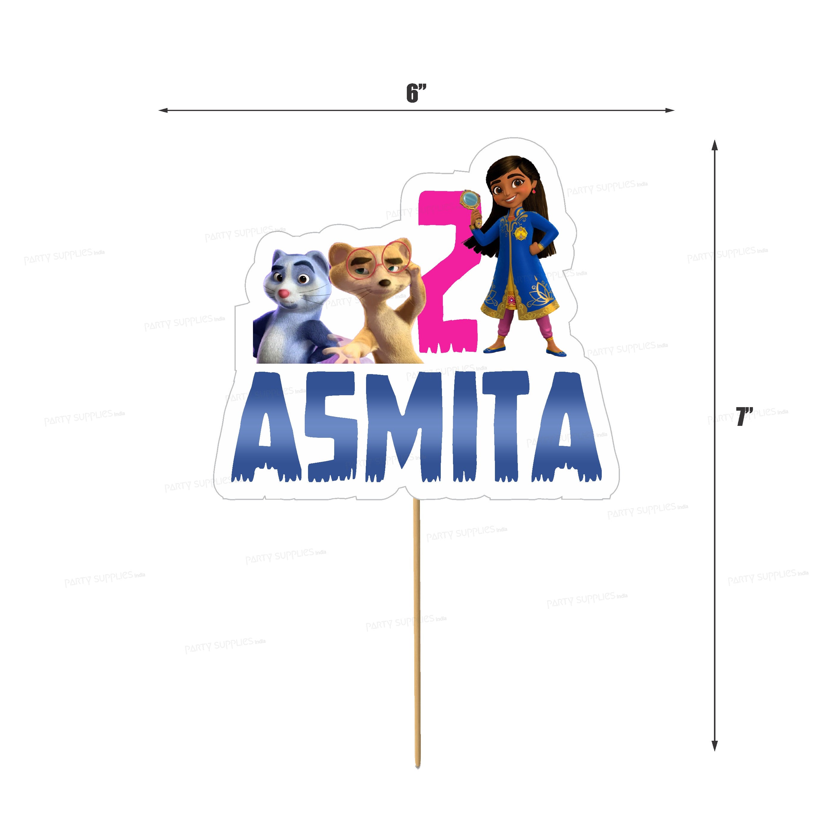 Mira Royal detective Theme Cake Topper