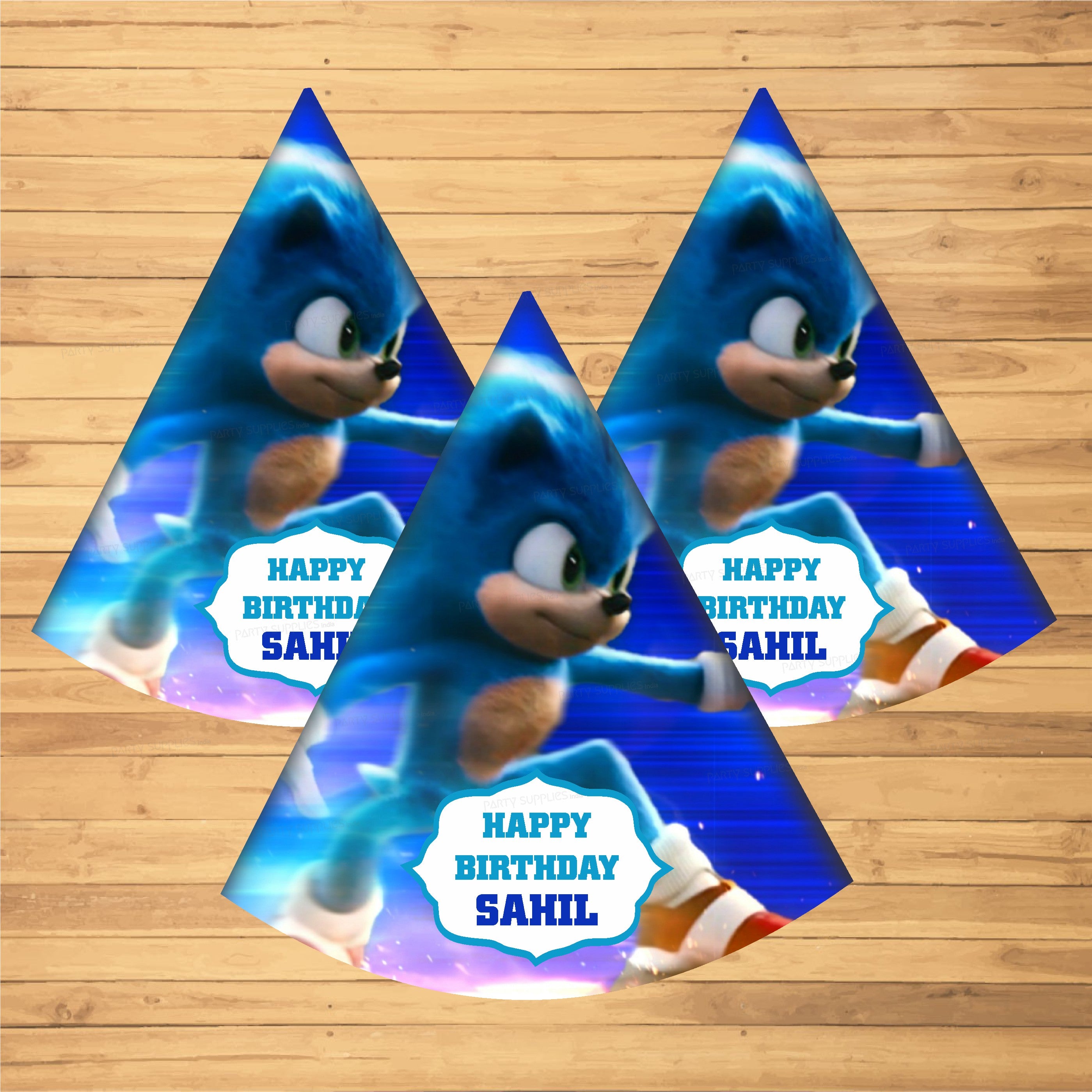 Sonic the Hedgehog Theme Personalized Hat