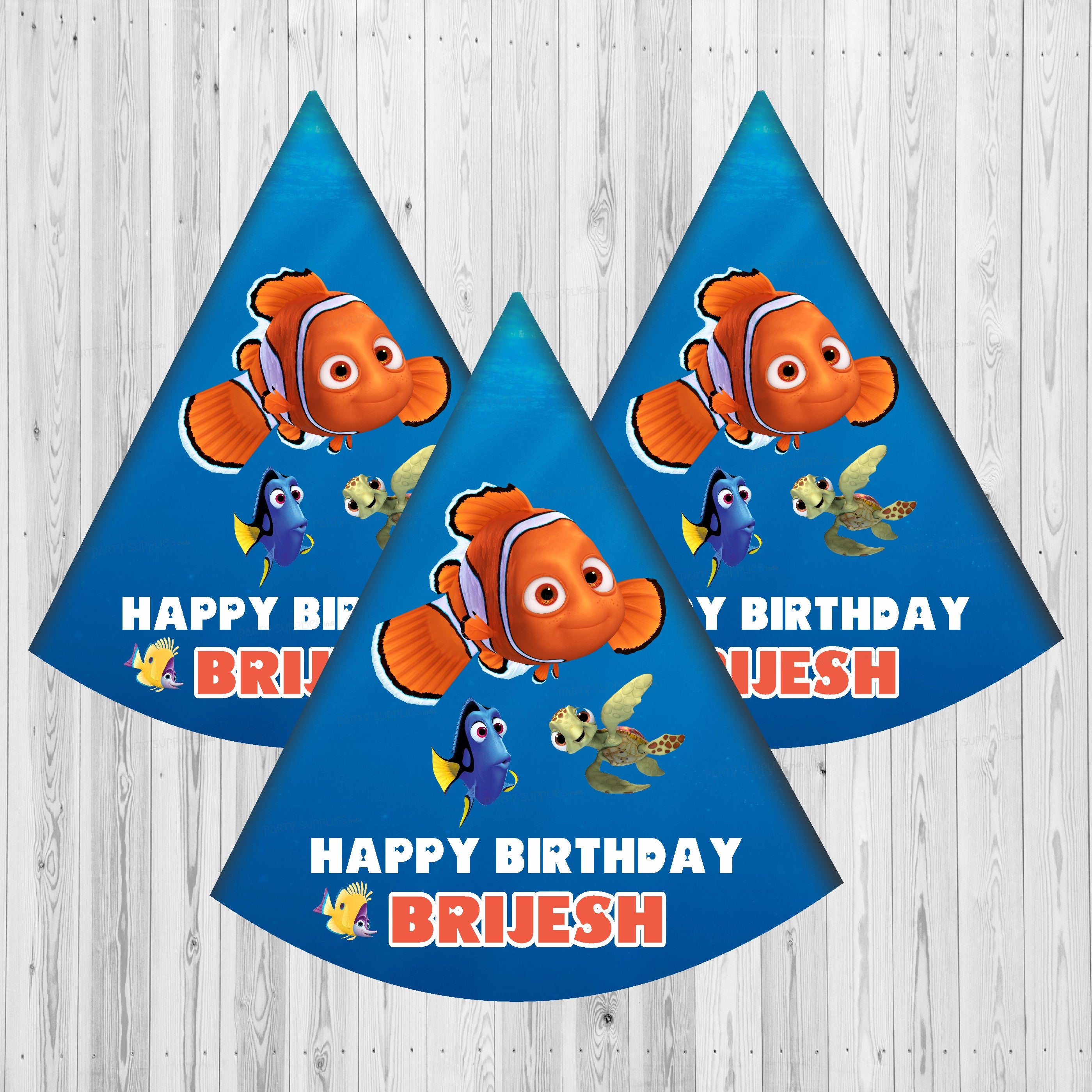 Nemo and Dory Theme Personalized Hat