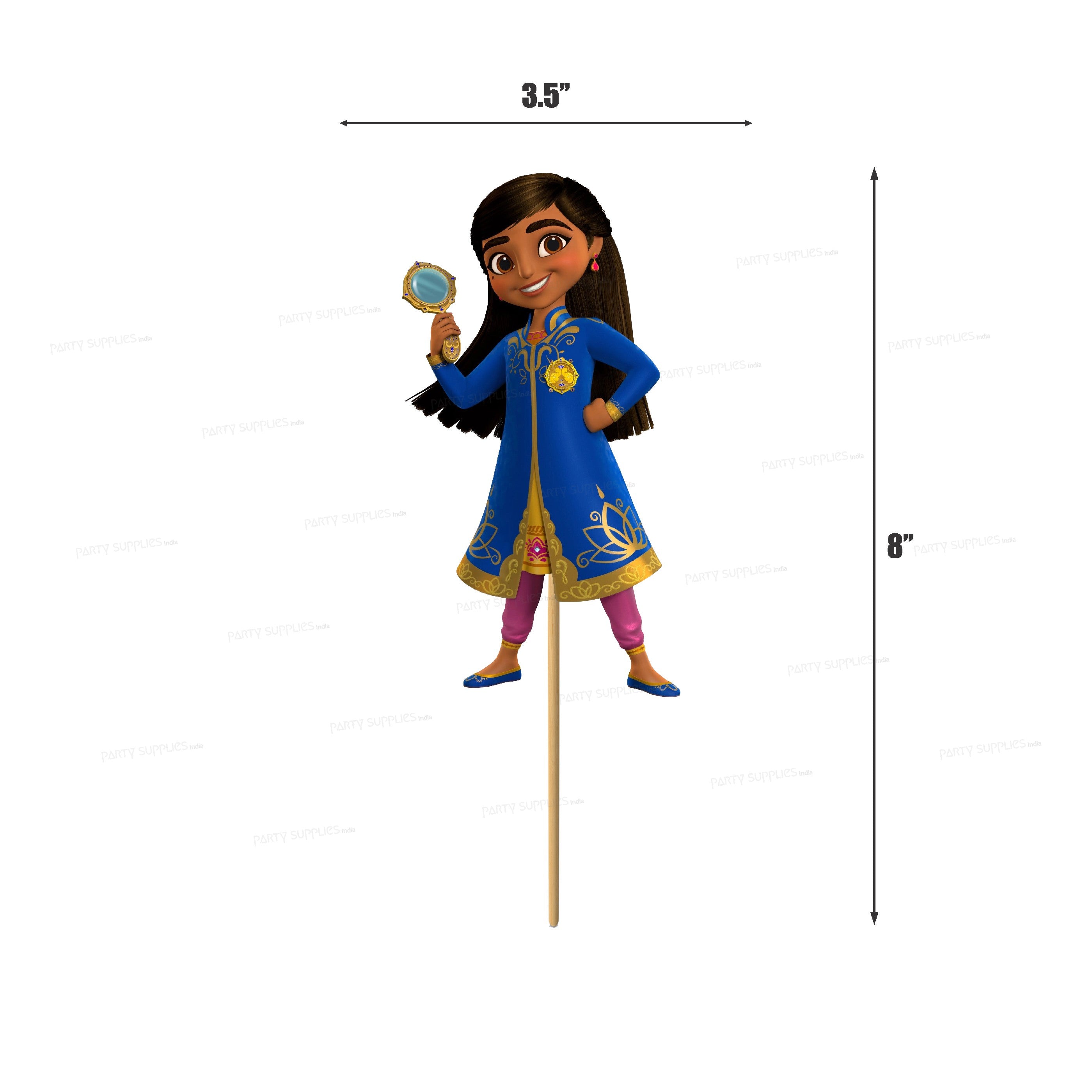 Mira Royal detective Theme Cup Cake Topper