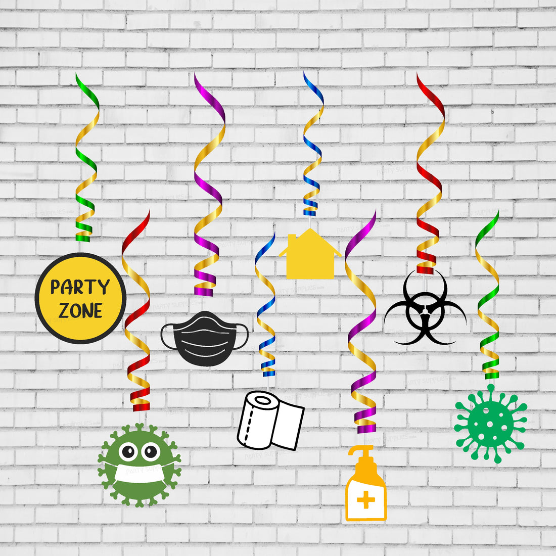 Quarantine Theme Swirls