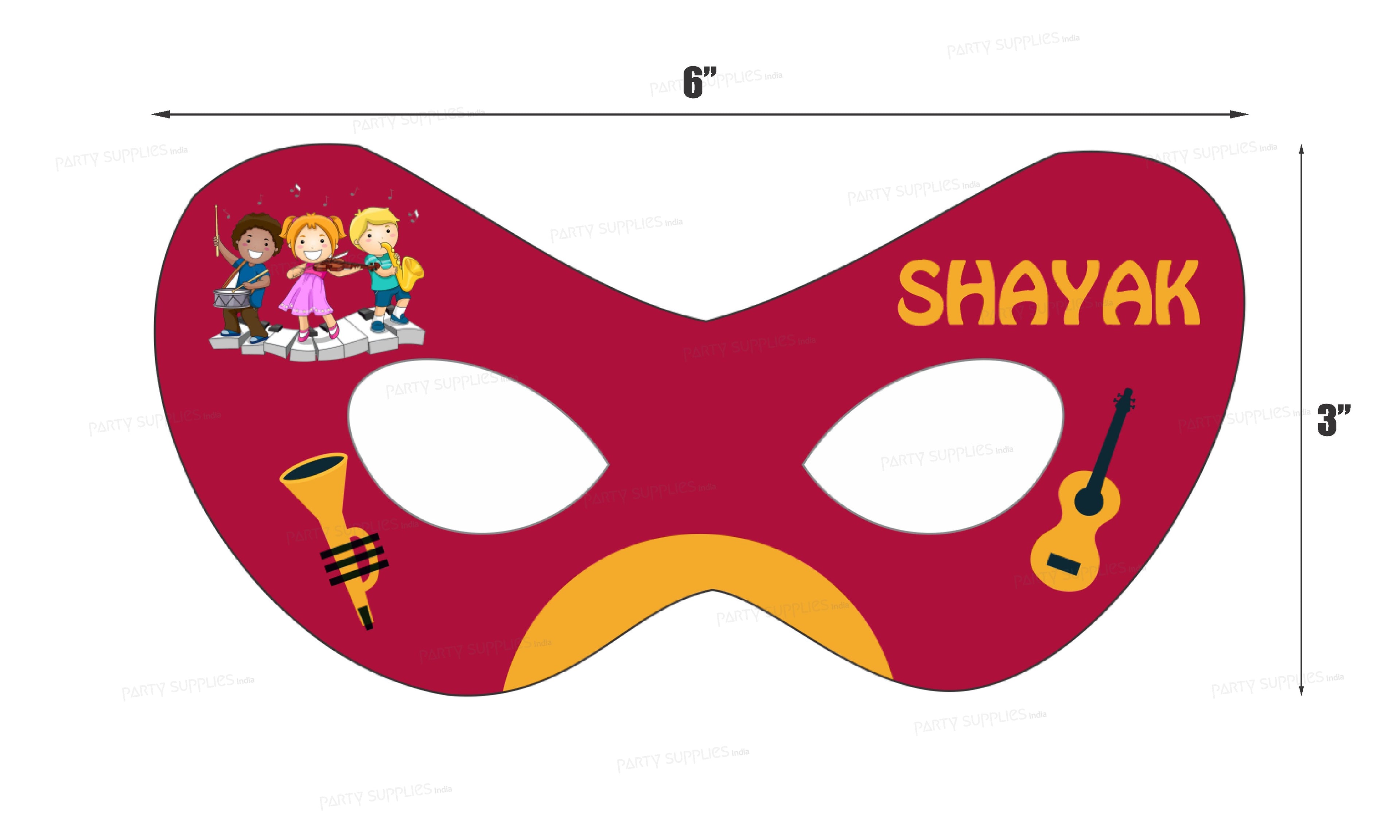 Music Theme Personalized Eye Mask