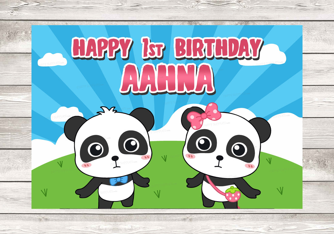 Baby Bus Theme Customized Backdrop