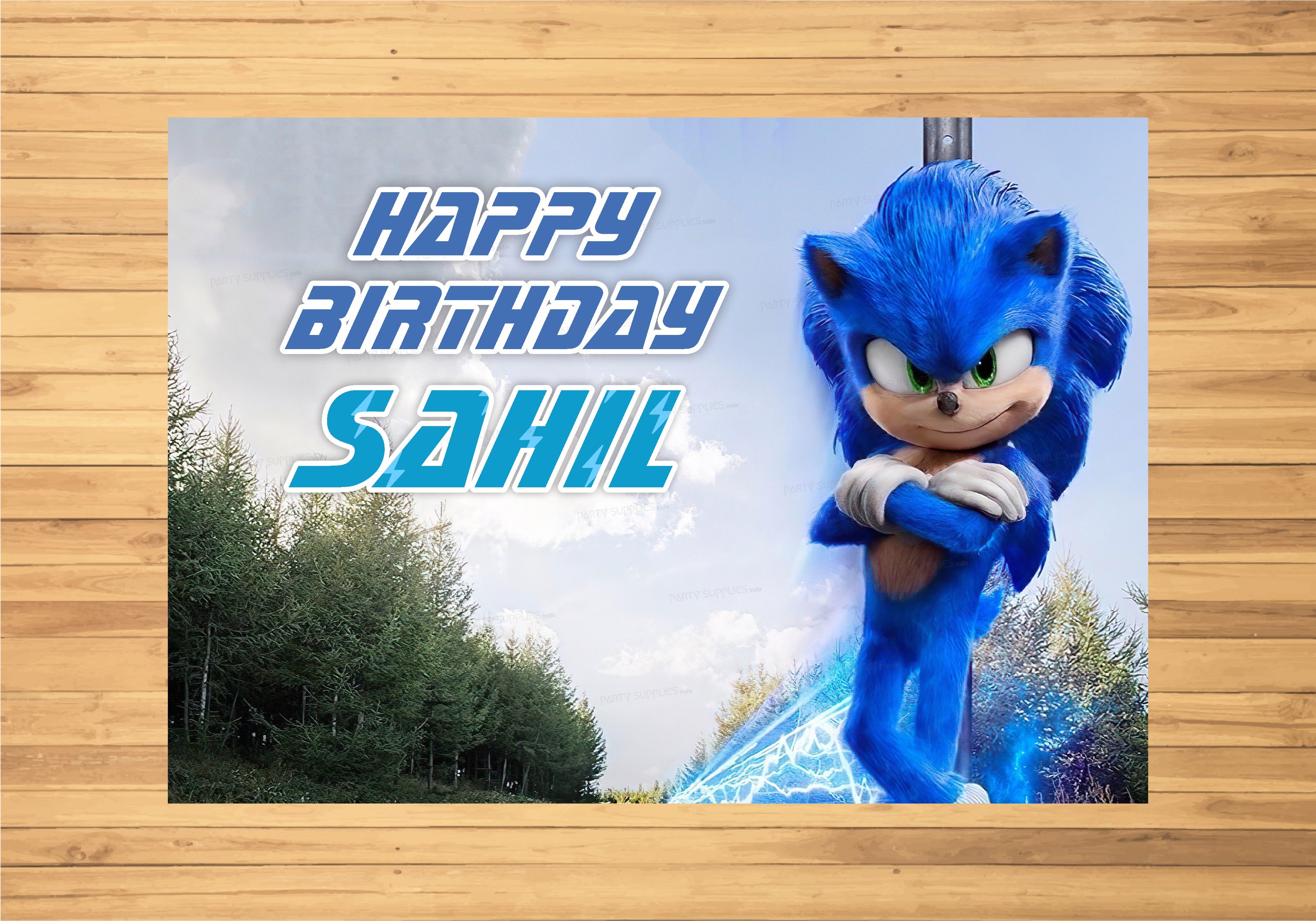 Sonic the Hedgehog Theme Backdrop