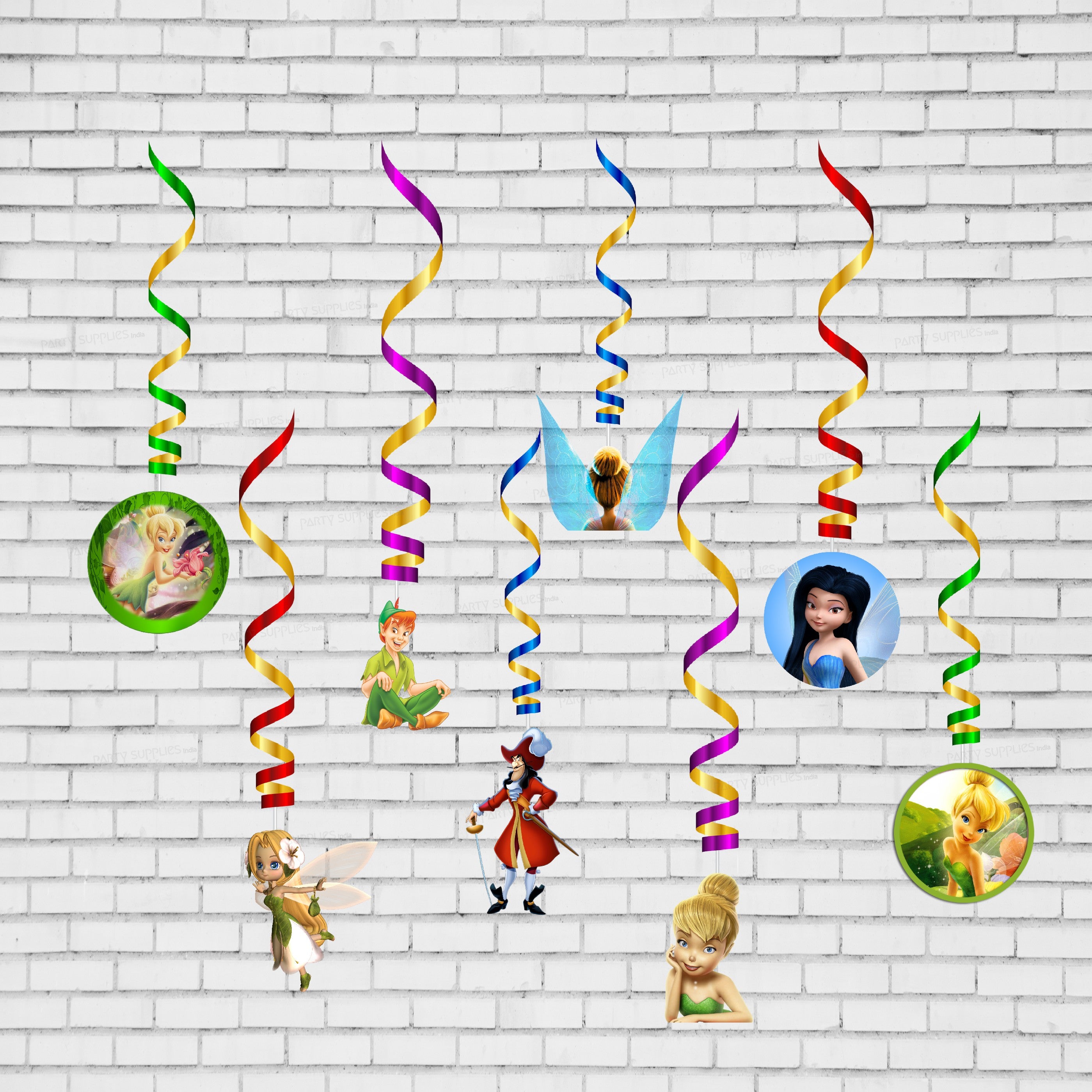 Tinker Bell Theme Classic Swirls - image 2 of 2 | Party Supplies India