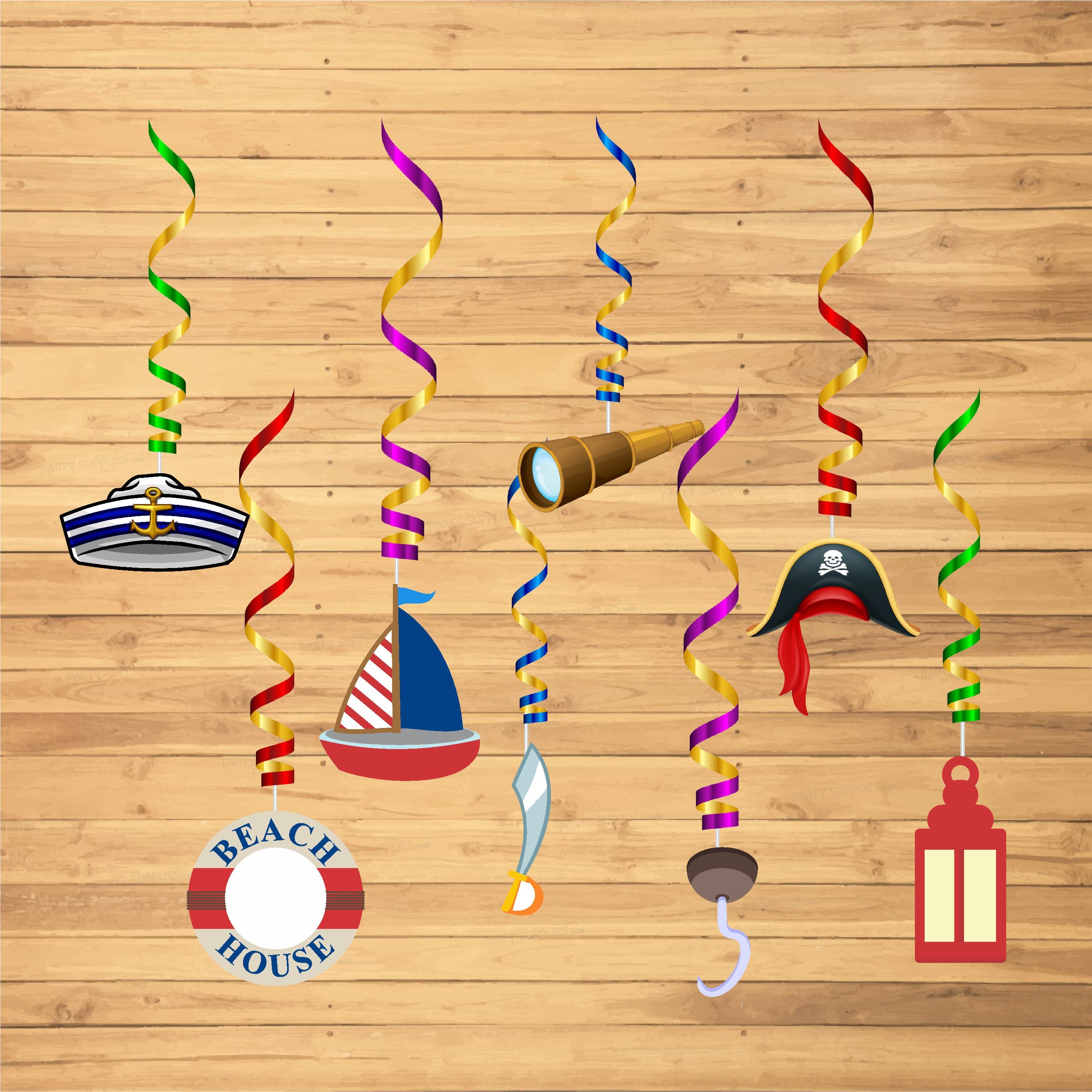 Sailor Theme Classic Swirls