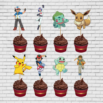 PSI Pokemon Customized  Theme Cup Cake Topper