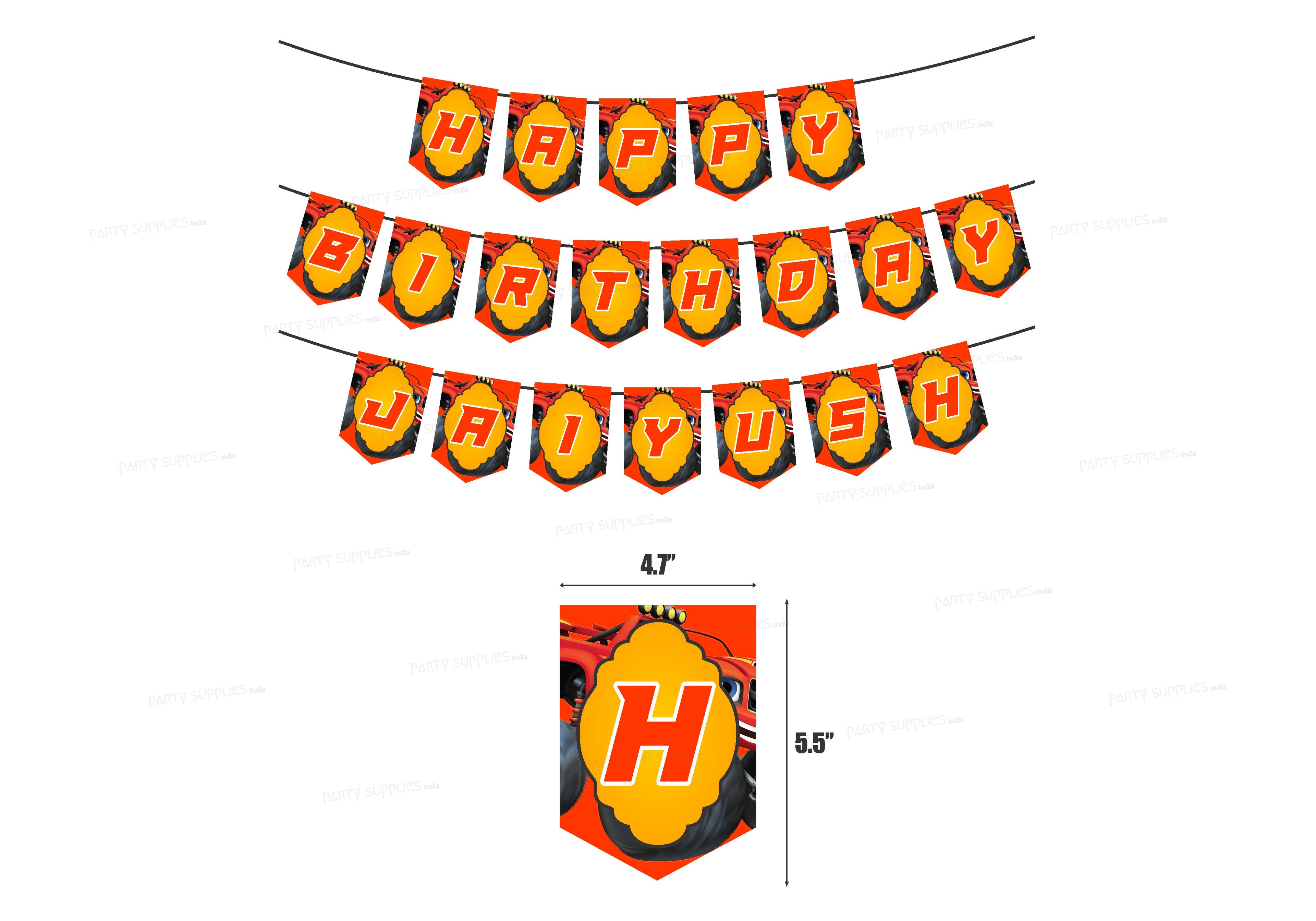 Blaze and the Monster Machines Theme Hanging