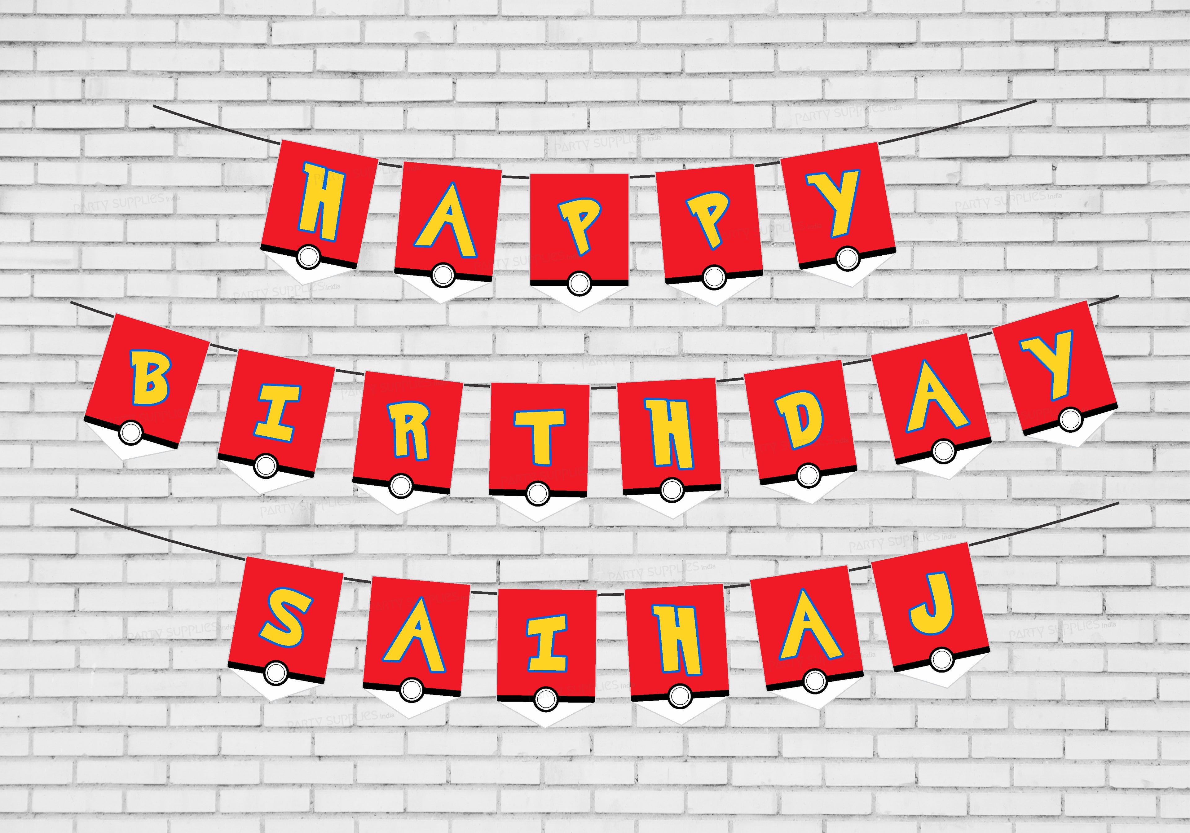 Pokemon Customized Theme Hanging