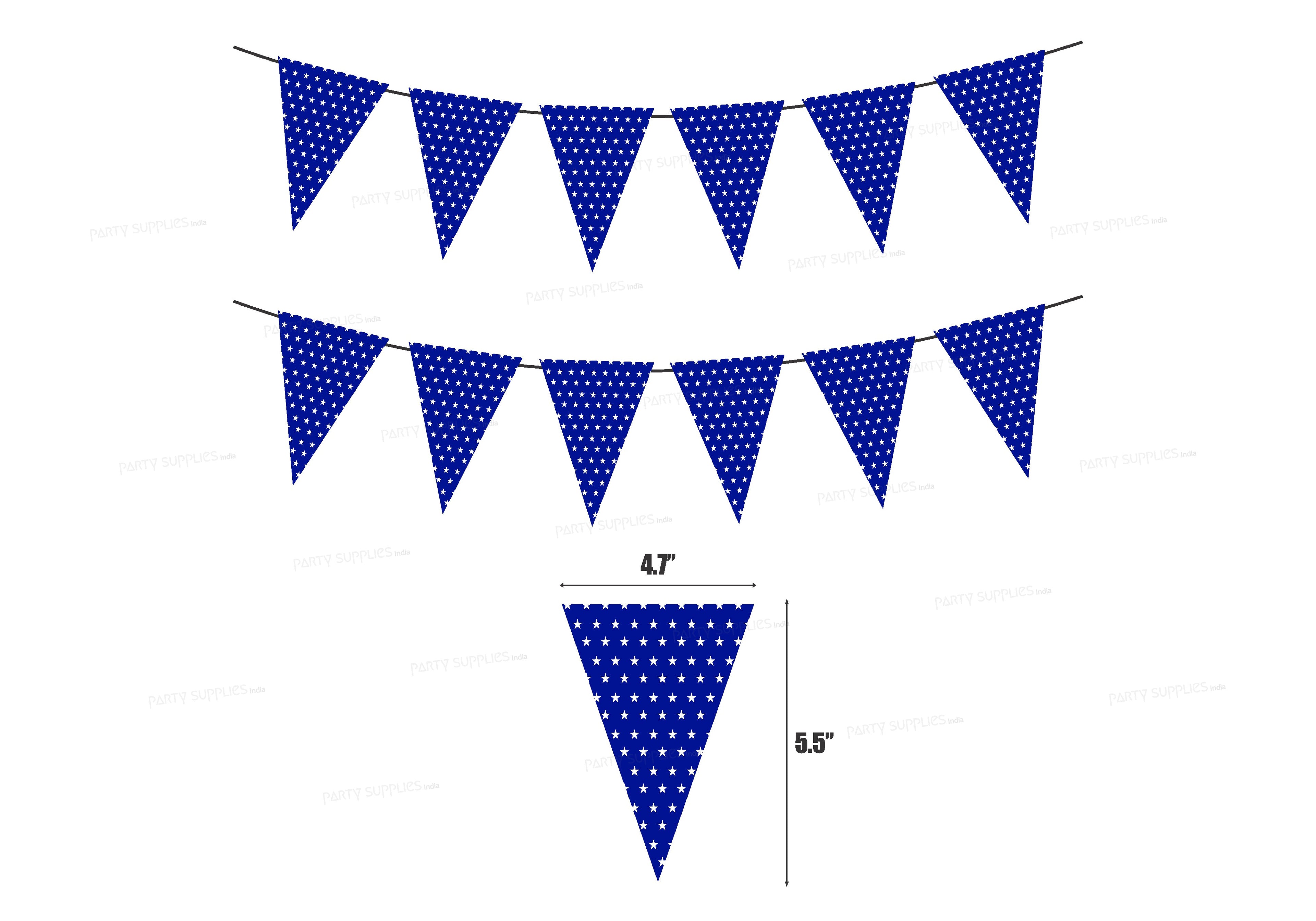Twinkle Twinkle Little Star Boy Theme Flag Bunting