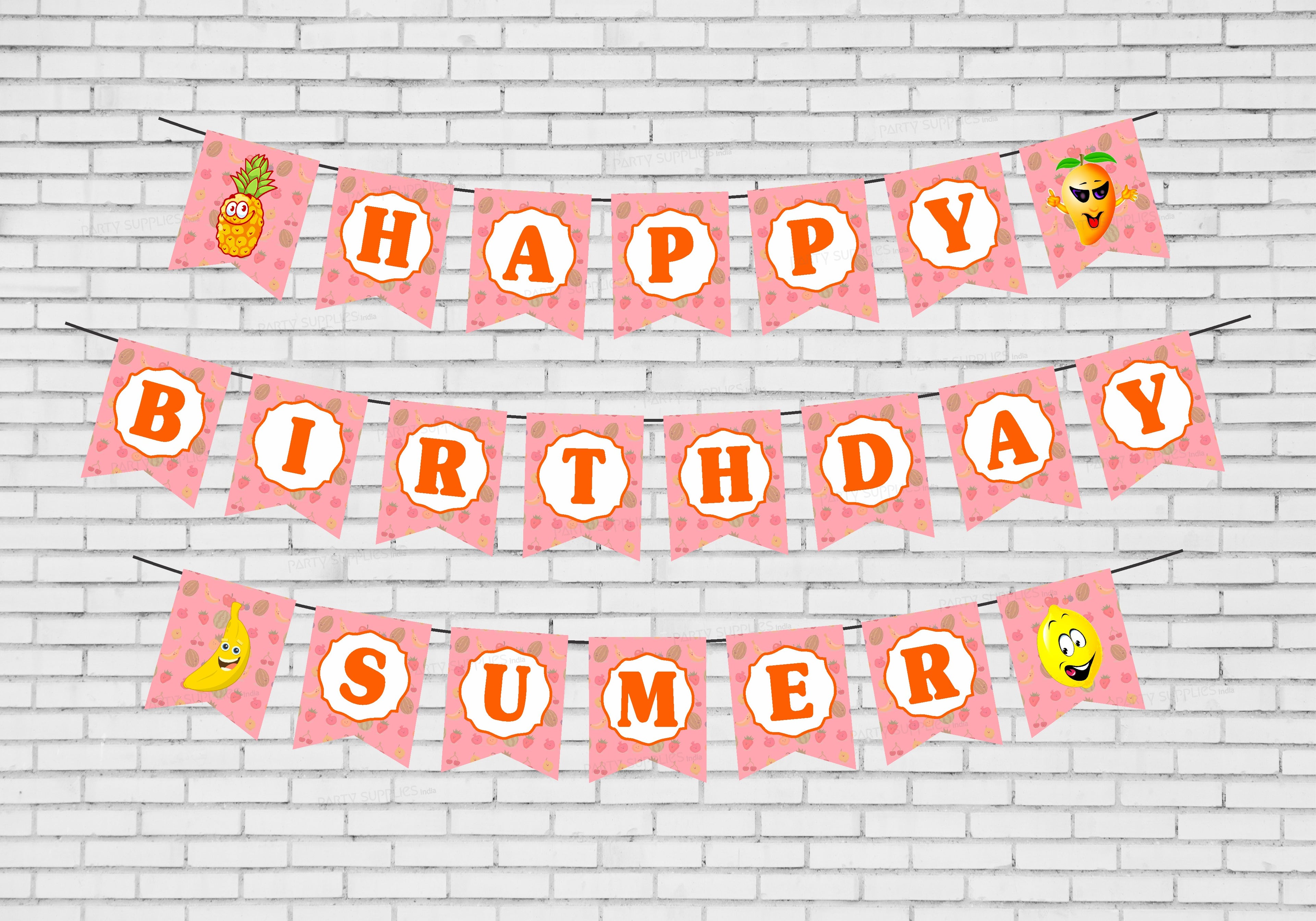 Fruits Theme Personalized Hanging