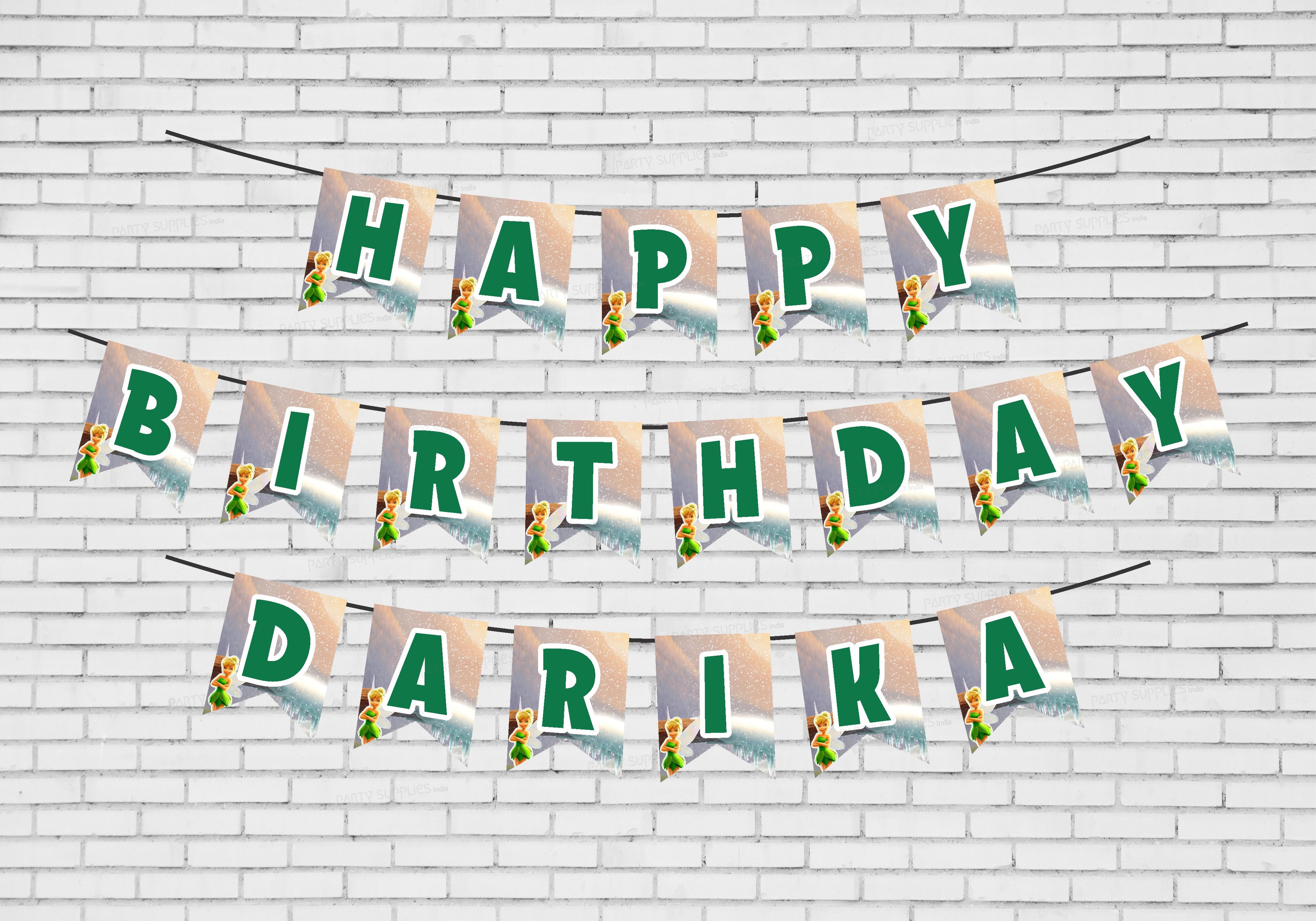 Tinker Bell Theme Personalized Hanging