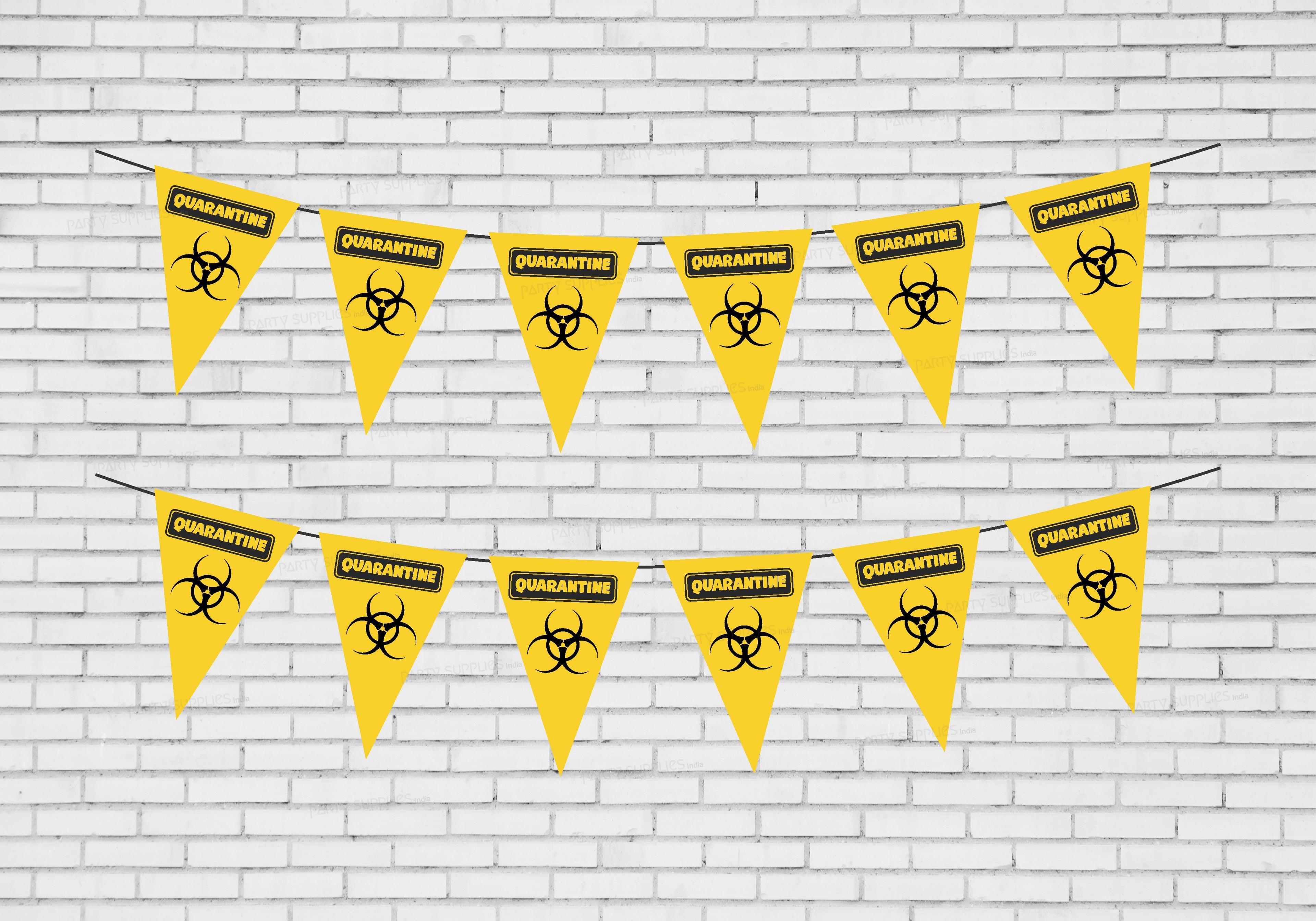 Quarantine Theme Flag Bunting