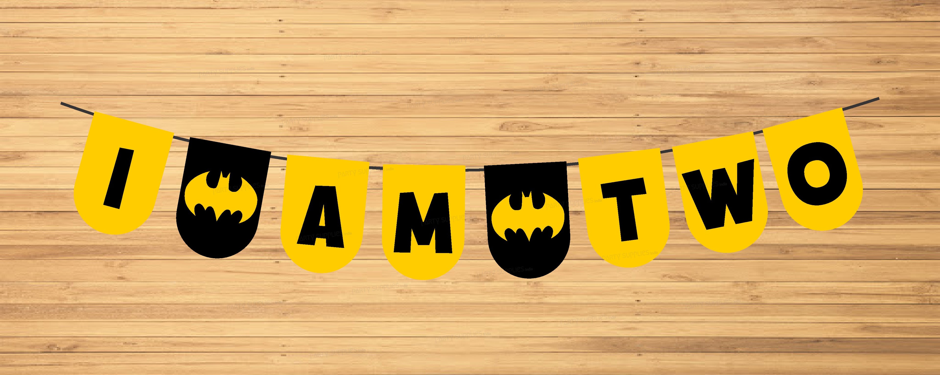 Batman Theme Customized with Baby Age Hanging