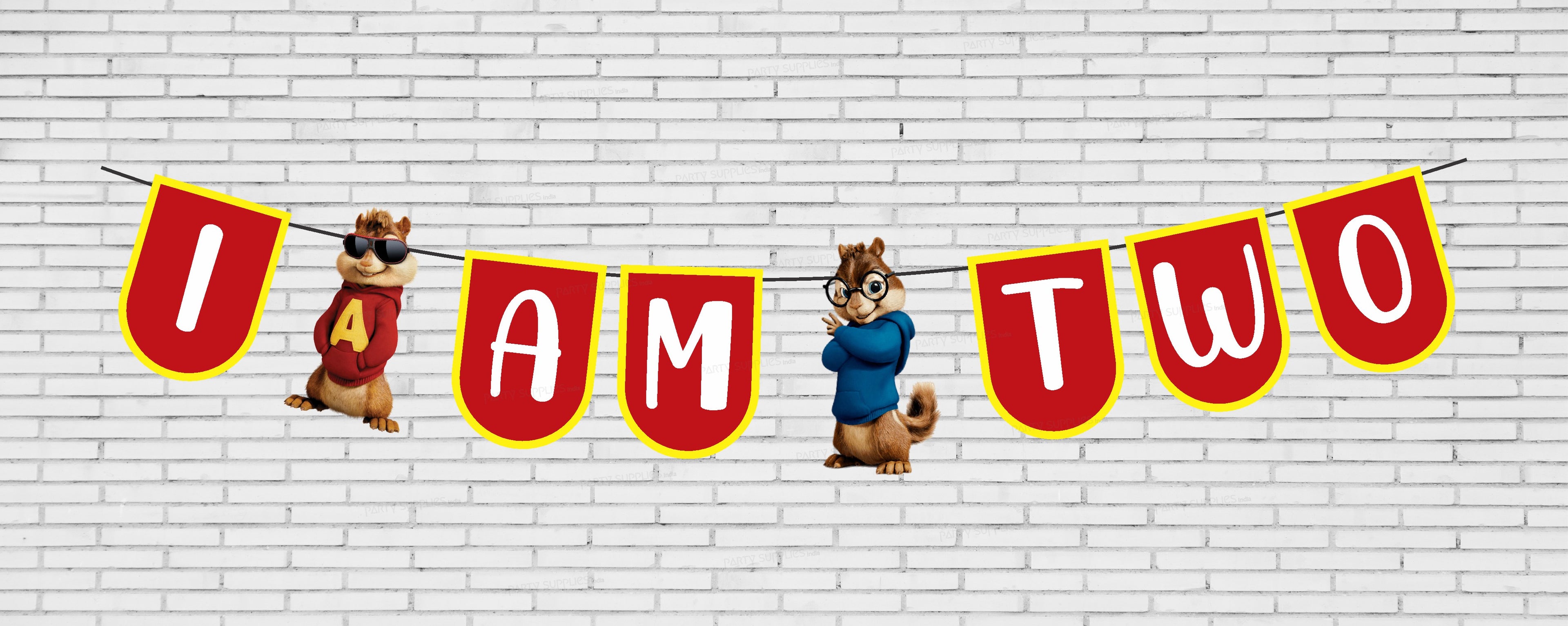 Alvin and Chipmunks Theme Baby Age Hanging