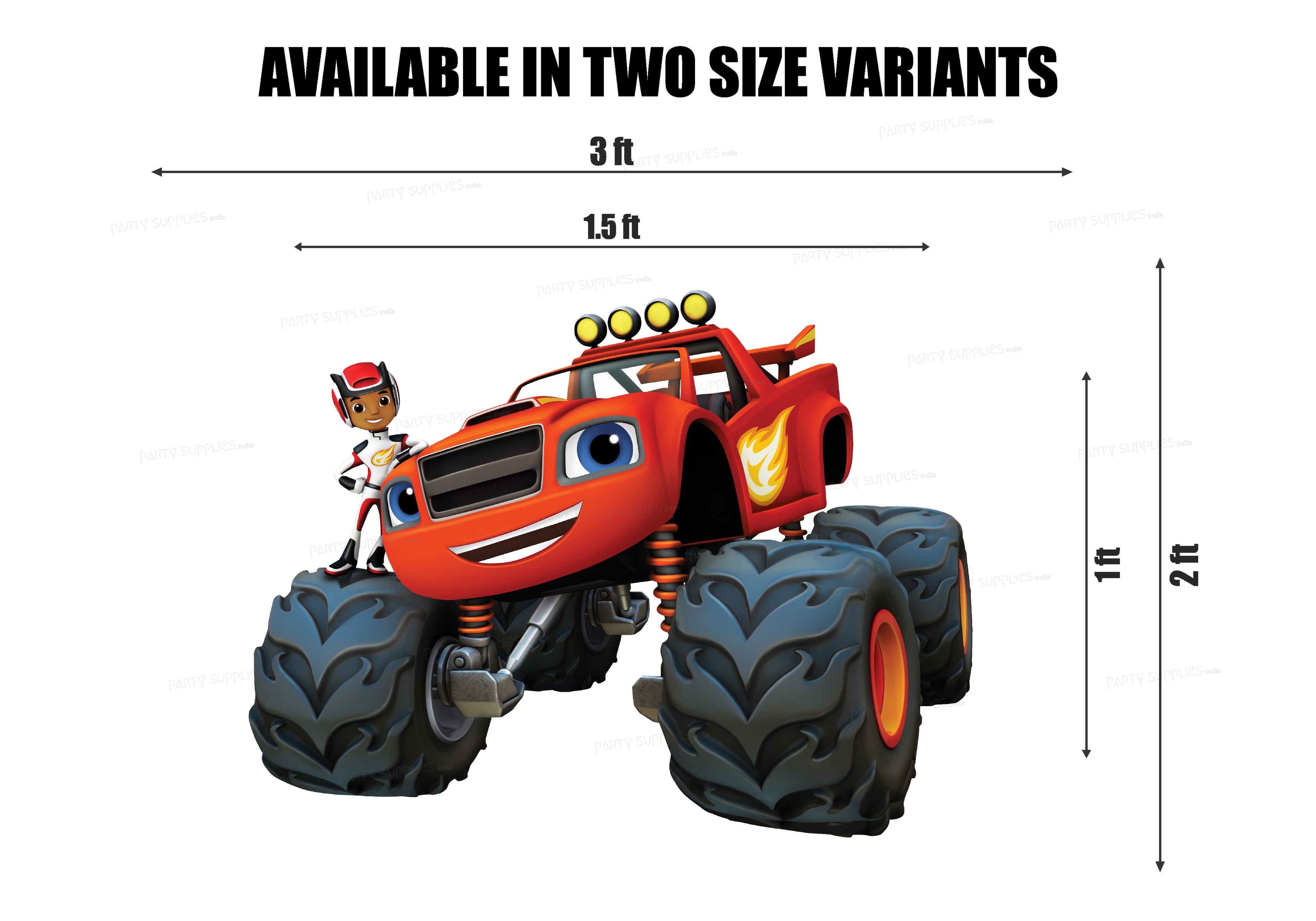 Blaze and the Monster Machines Theme Cutout BLZ-02