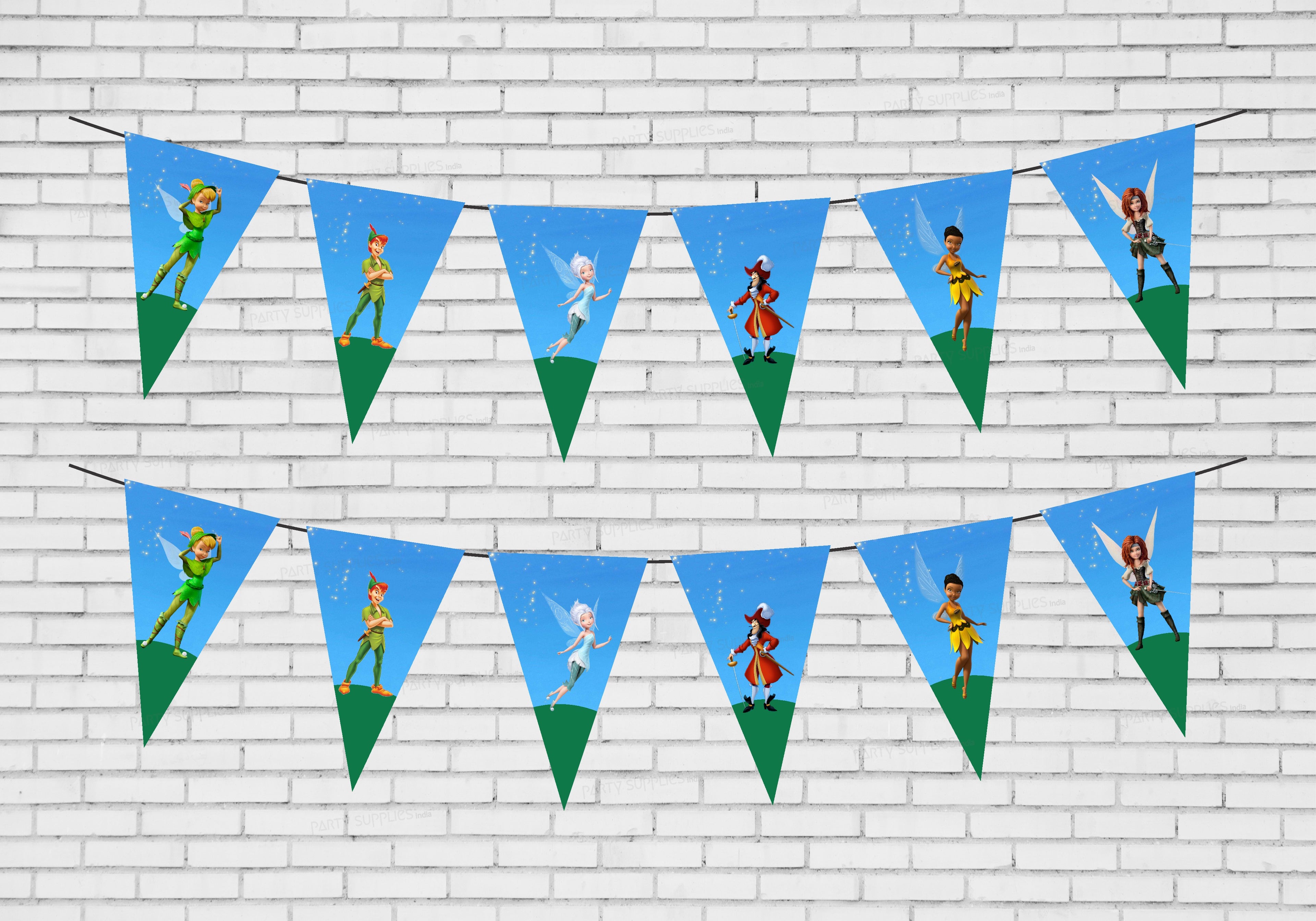 Tinker Bell Theme Flag Bunting