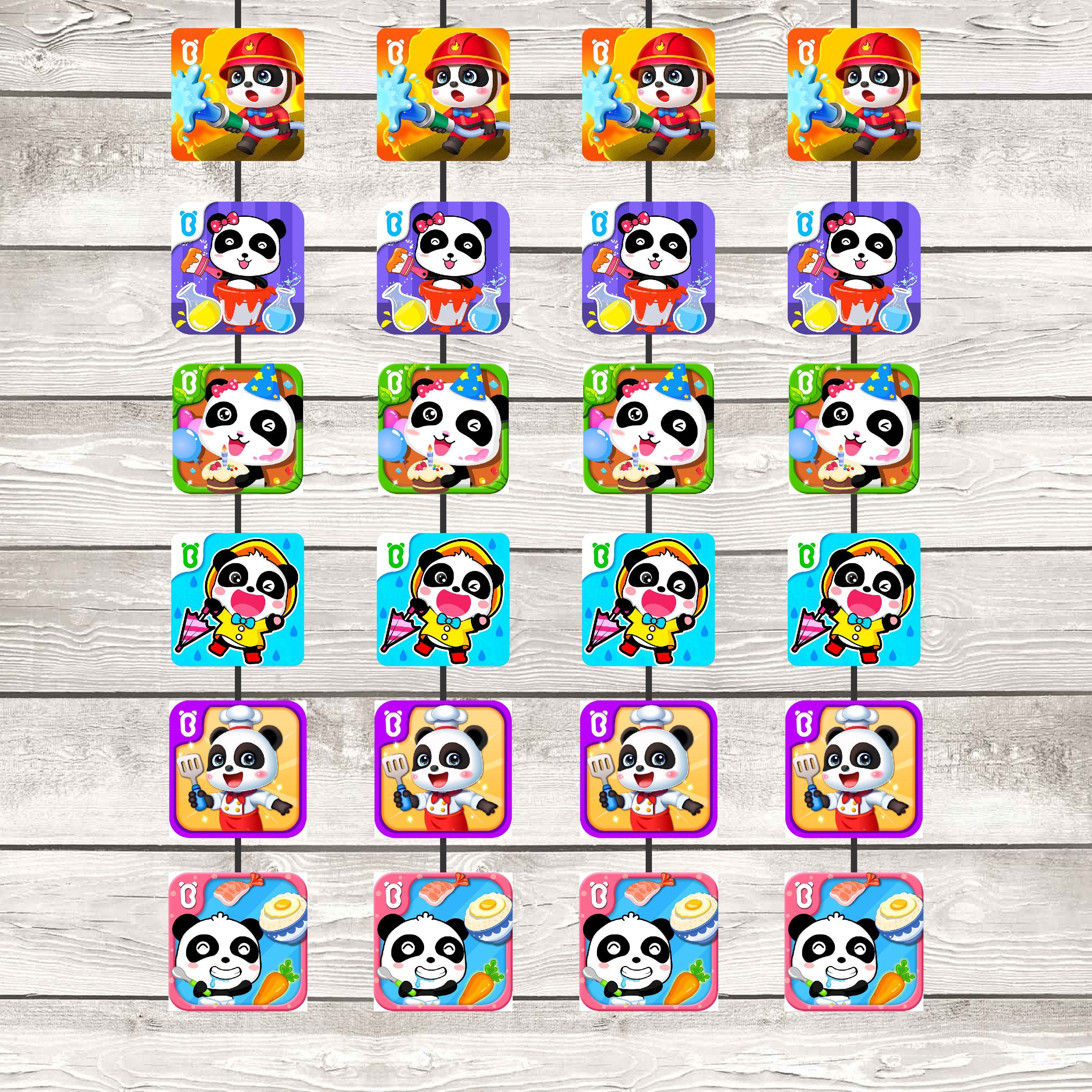 Baby Bus Theme Dangler