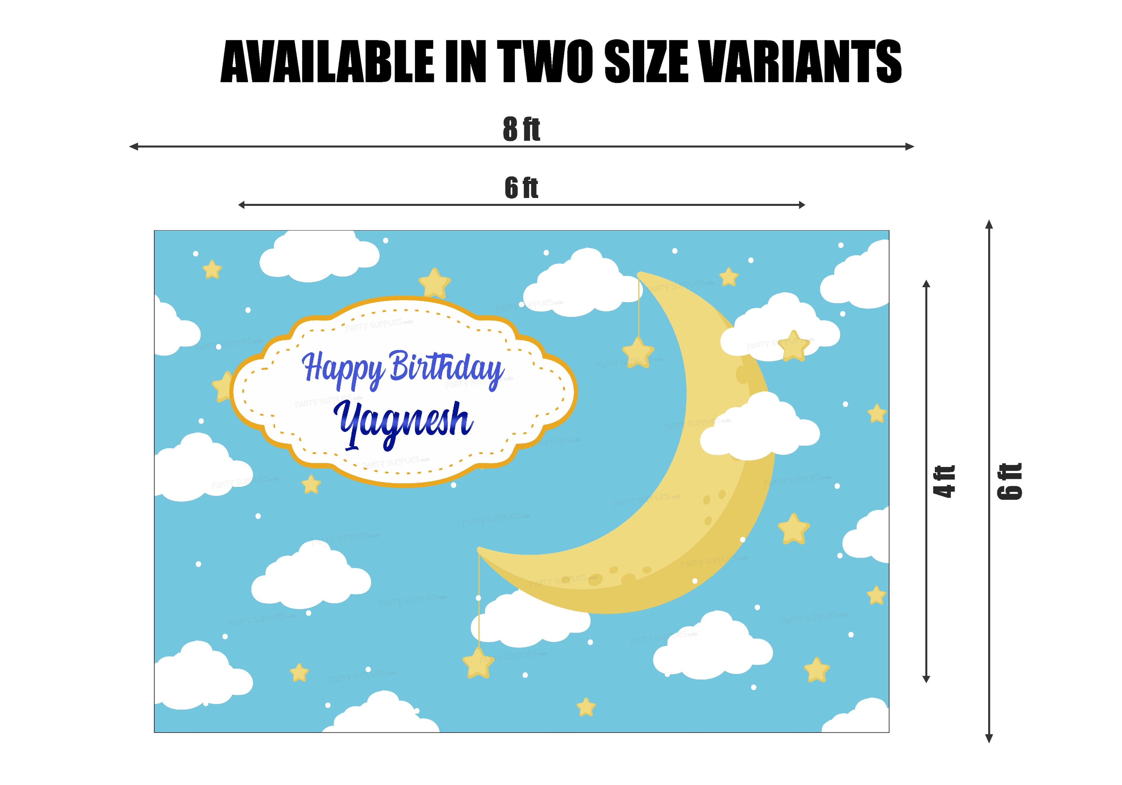 Twinkle Twinkle Little Star Boy Theme Customized Backdrop