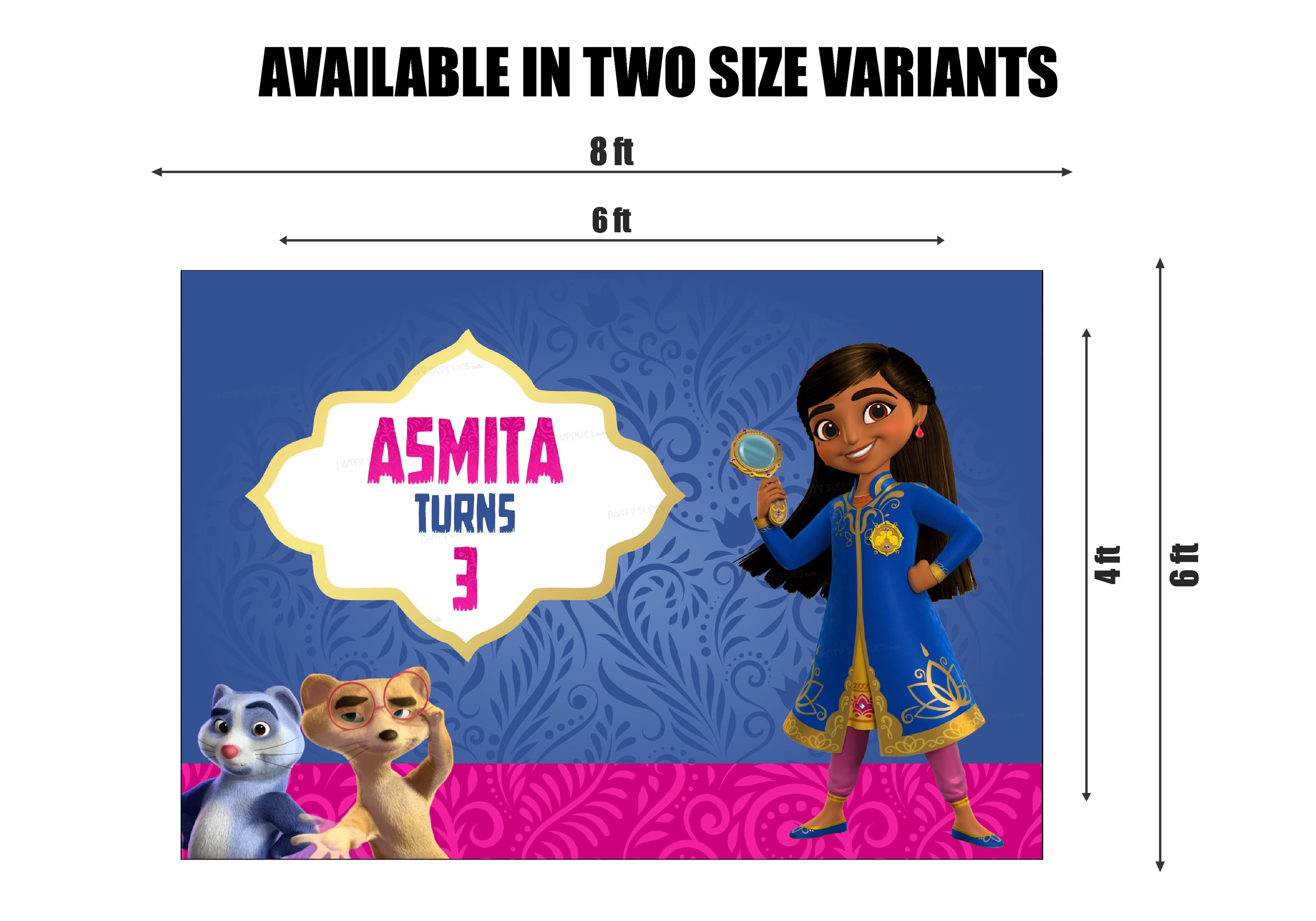 Mira Royal detective Theme Personalized Backdrop