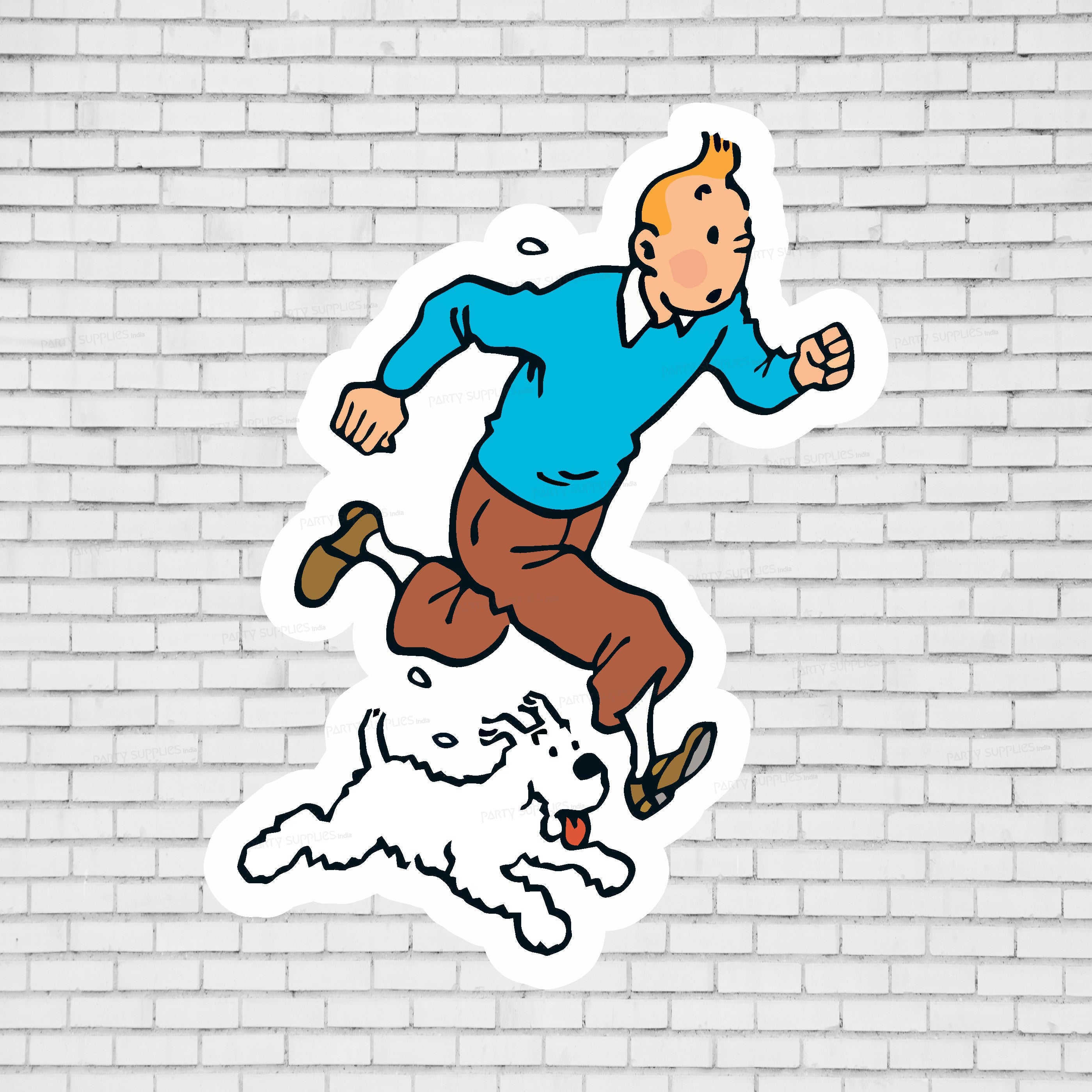 Tintin Theme Cutout TIN-09