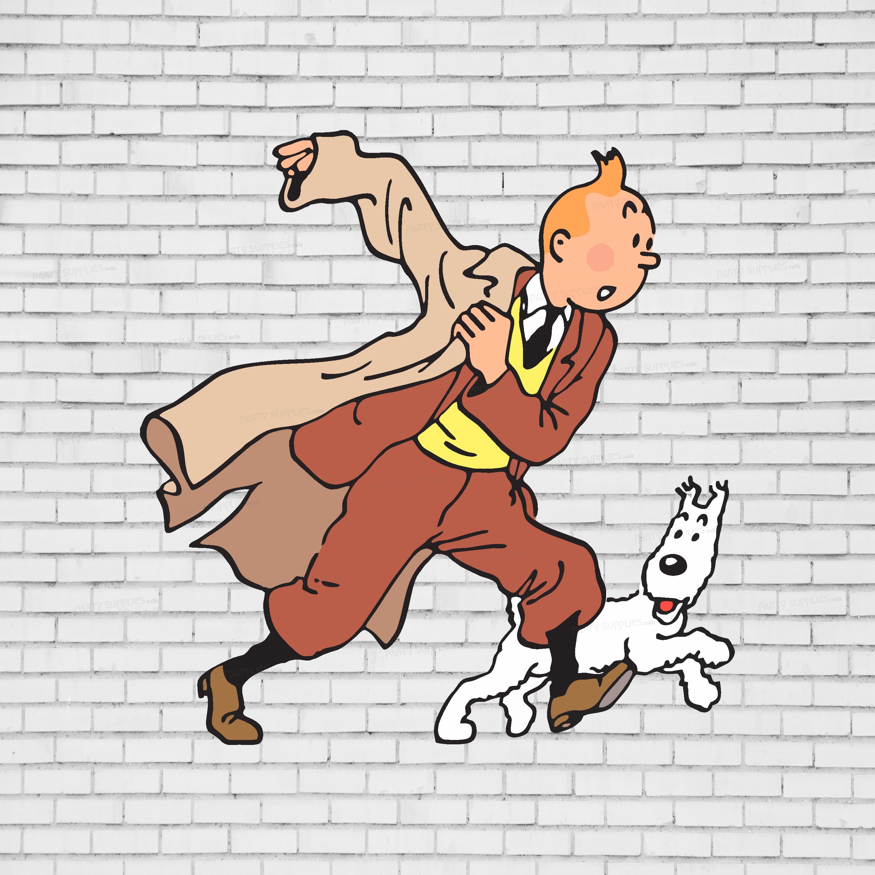 Tintin Theme Cutout TIN-10