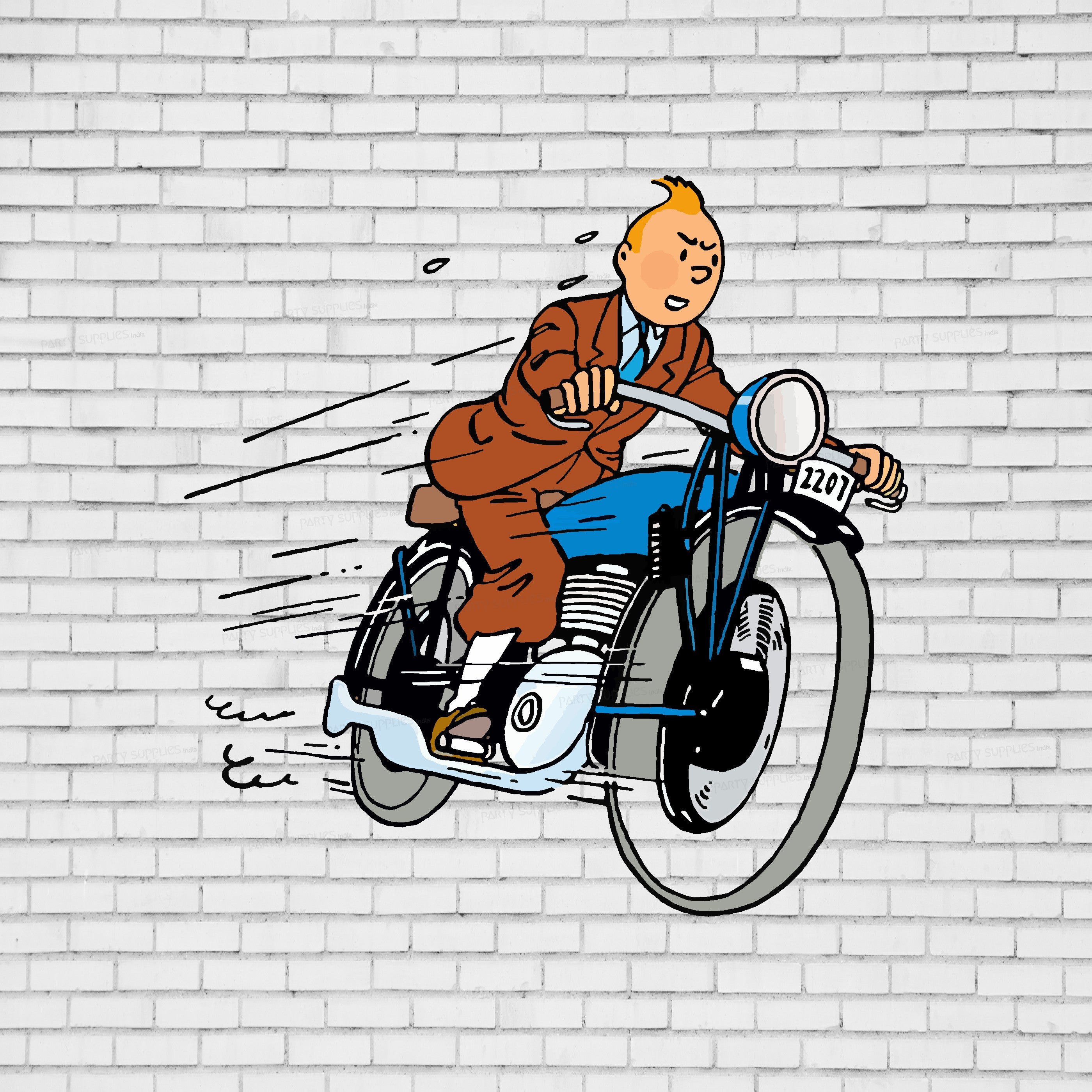 Tintin Theme Cutout TIN-11