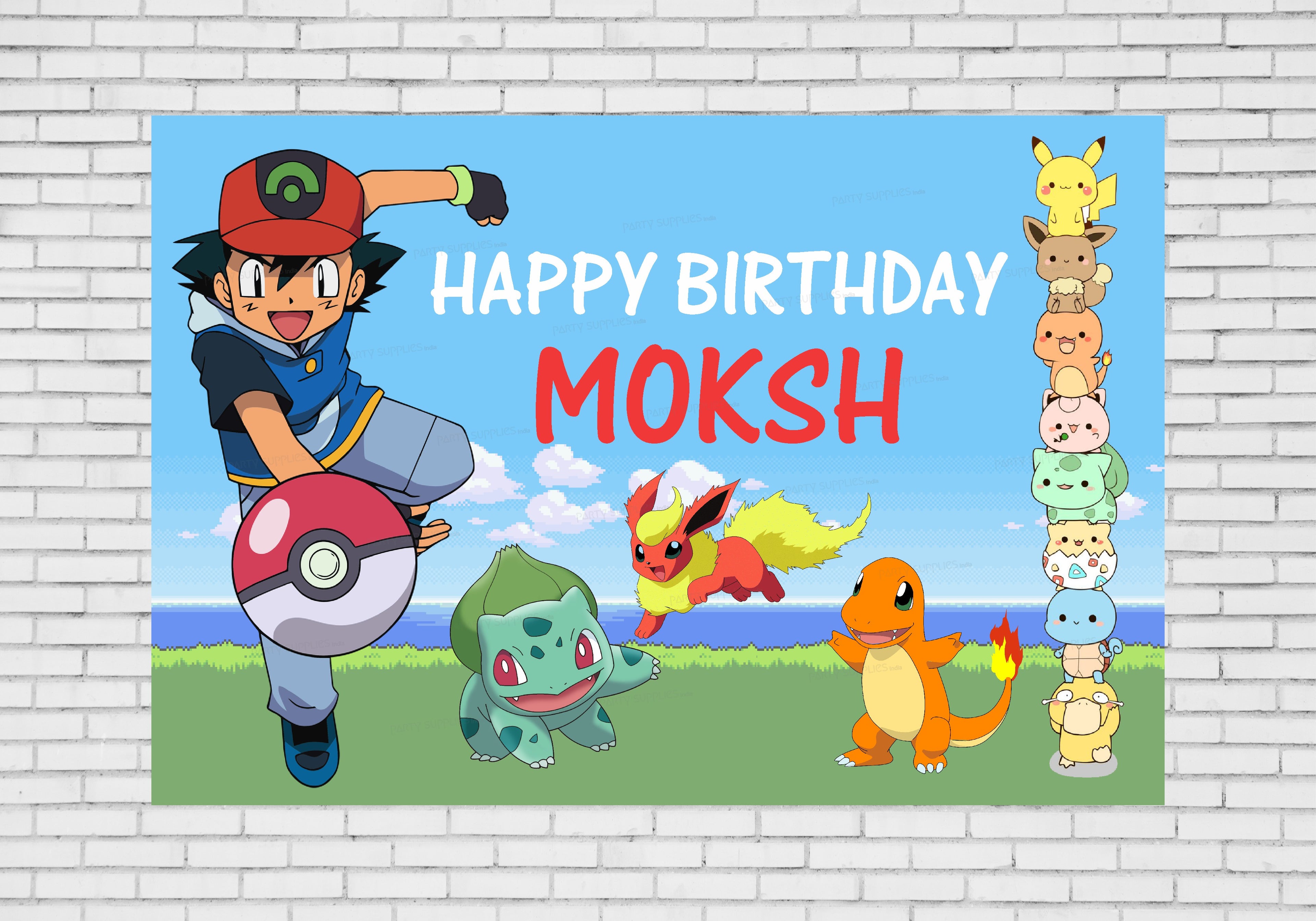 Pokemon Theme Classic Backdrop