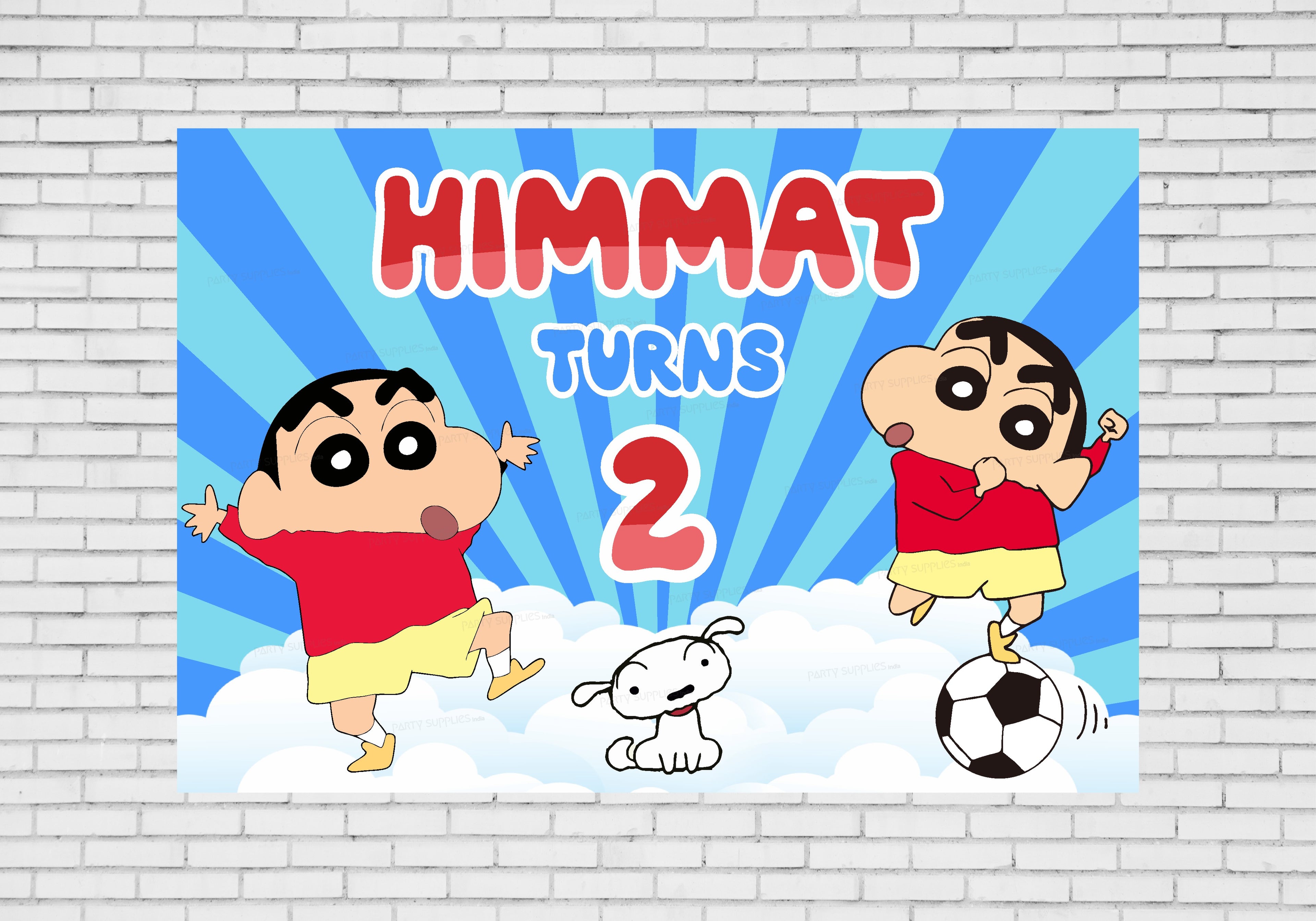 Shinchan Theme Backdrop